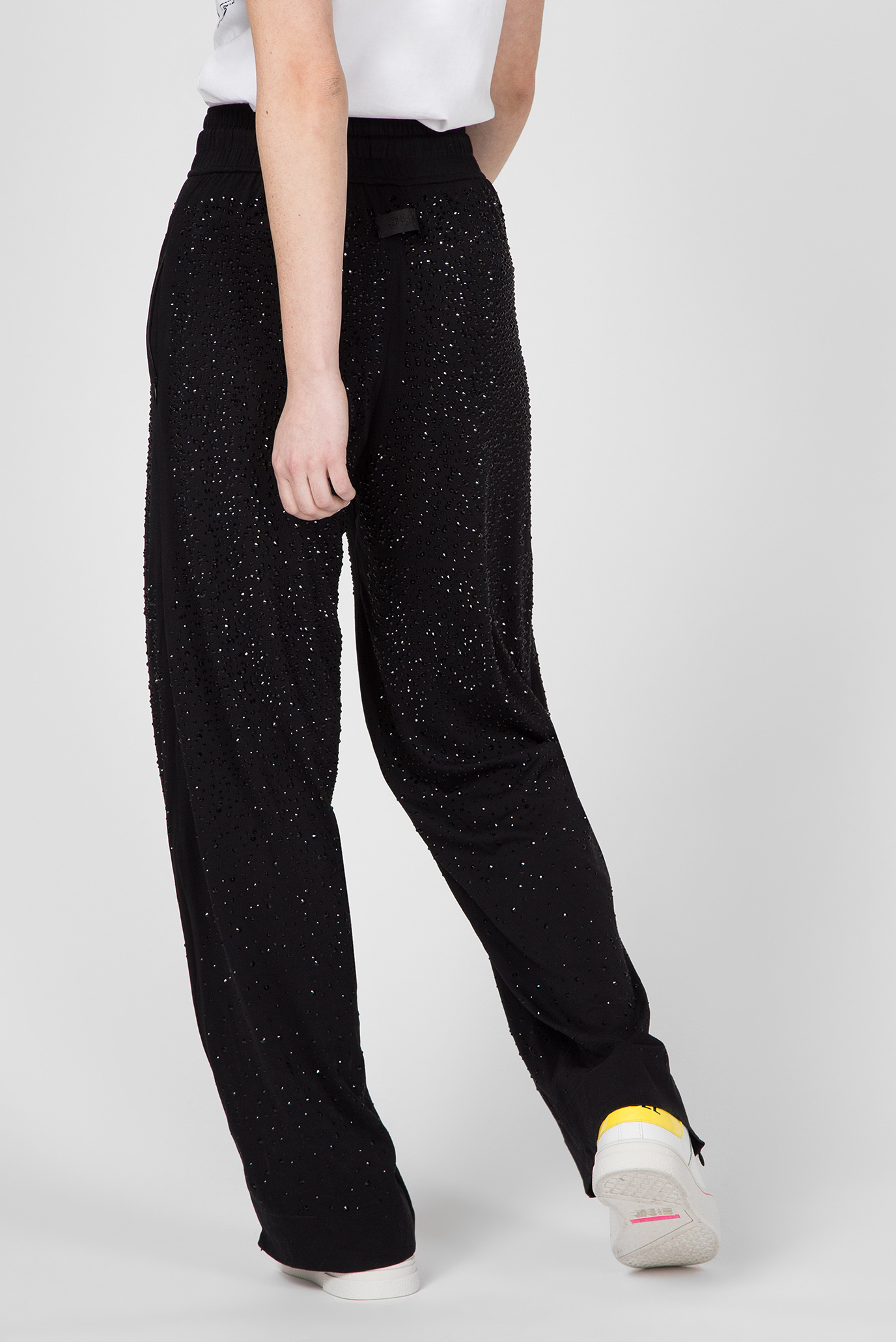 Женские черные брюки P-STRASS-C 9