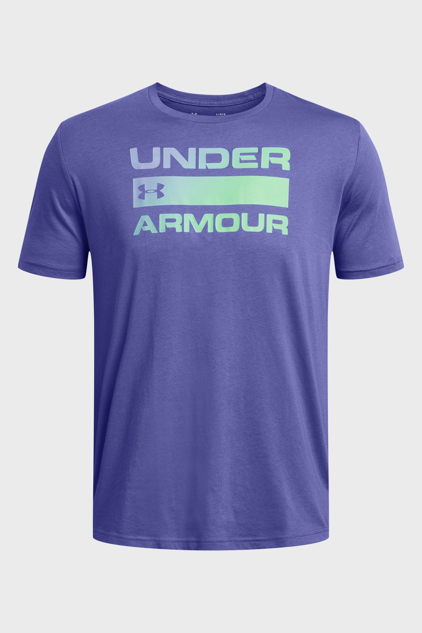 Мужская фиолетовая футболка UA TEAM ISSUE WORDMARK SS 3