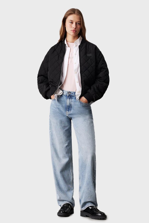 Женский черный бомбер LW QUILTED JACKET