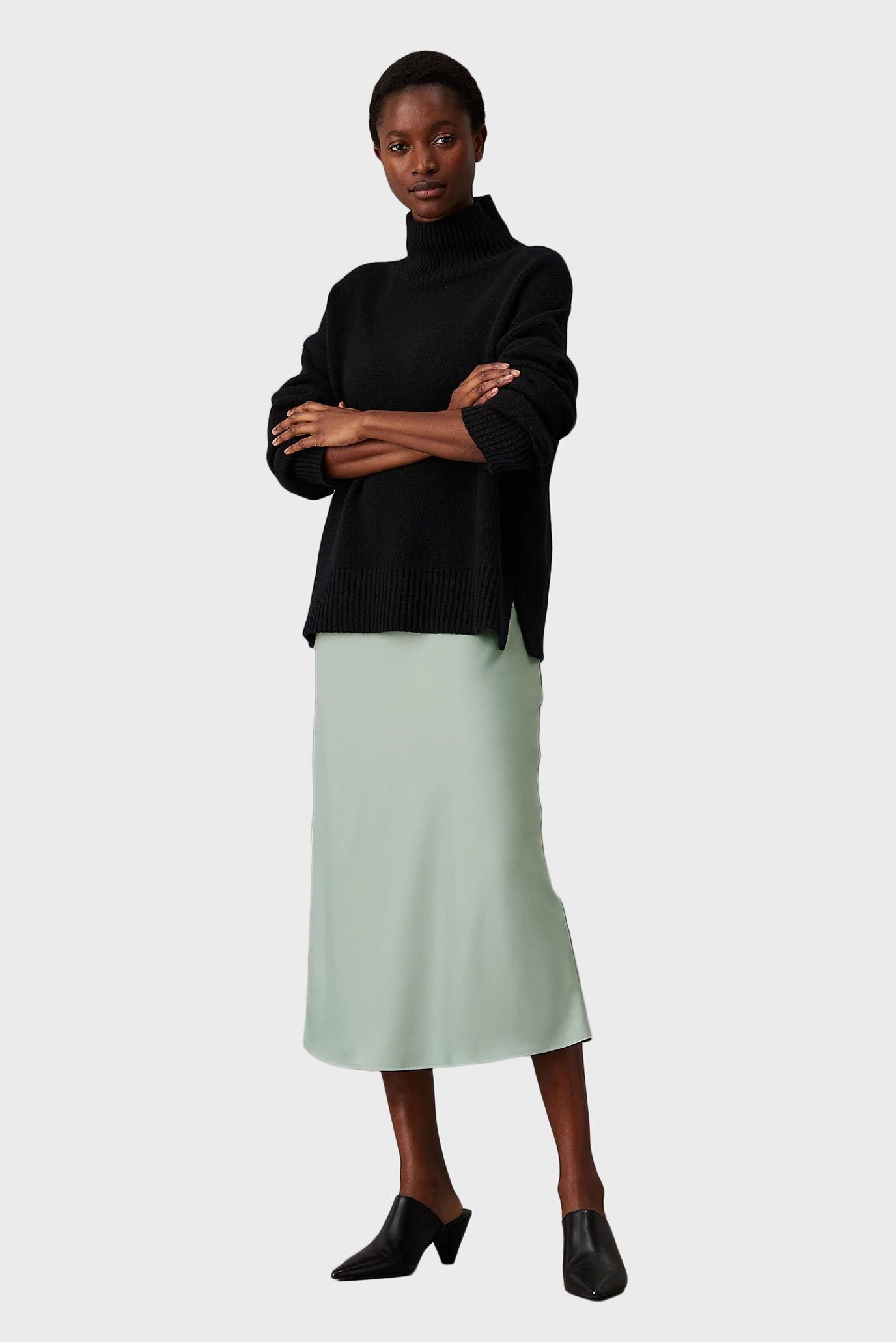 Юбка RECYCLED CDC BIAS CUT MIDI SKIRT 2