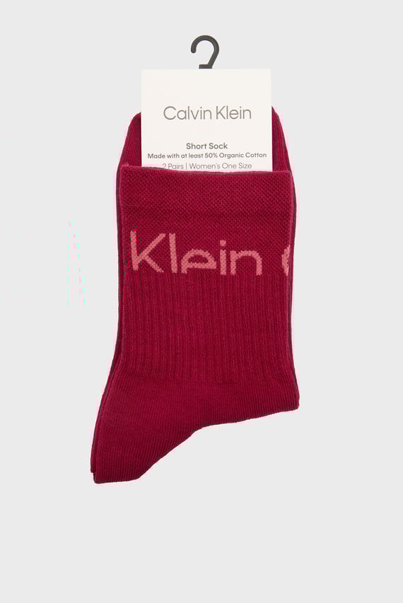 Носки CKJ WOMEN SHORT SOCK 2P CUT LO Calvin Klein Jeans