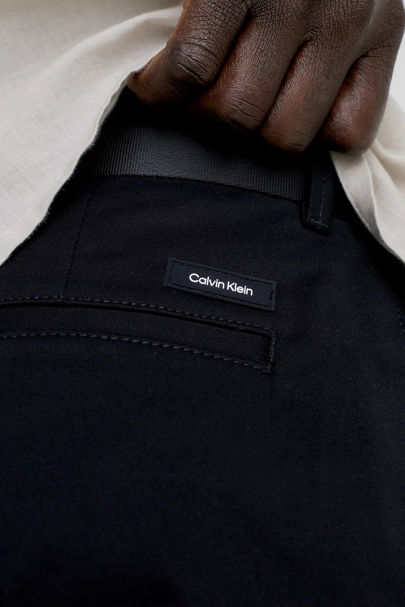 Мужские черные чиносы MODERN TWILL SLIM CHINO 4