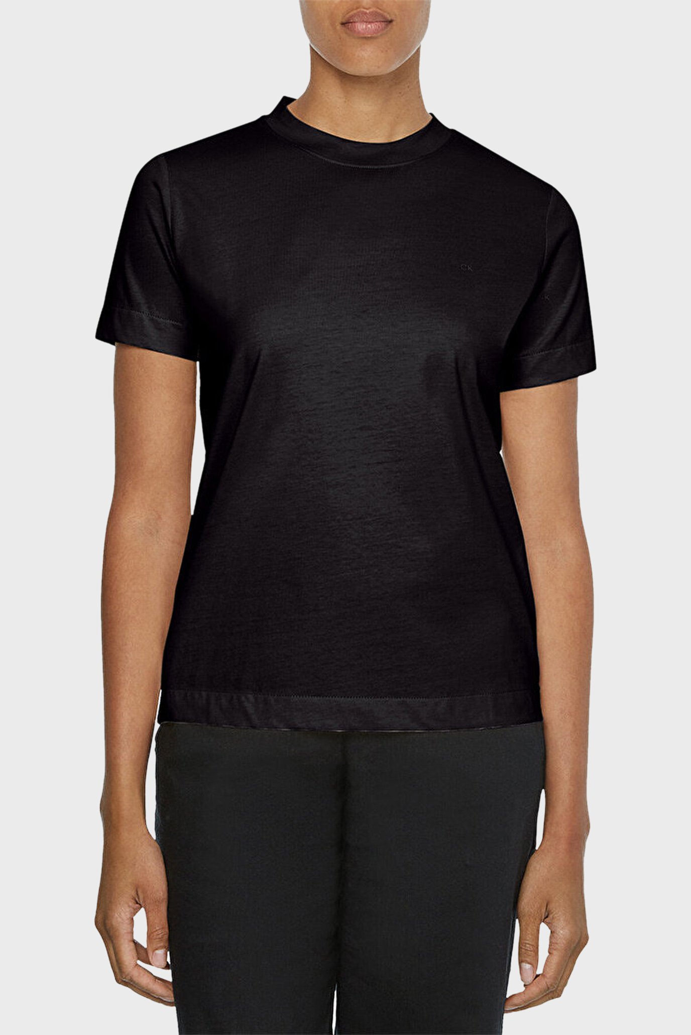 Футболка SMOOTH COTTON CREW NECK TEECalvin Klein Футболка SMOOTH COTTON CREW NECK TEE 4