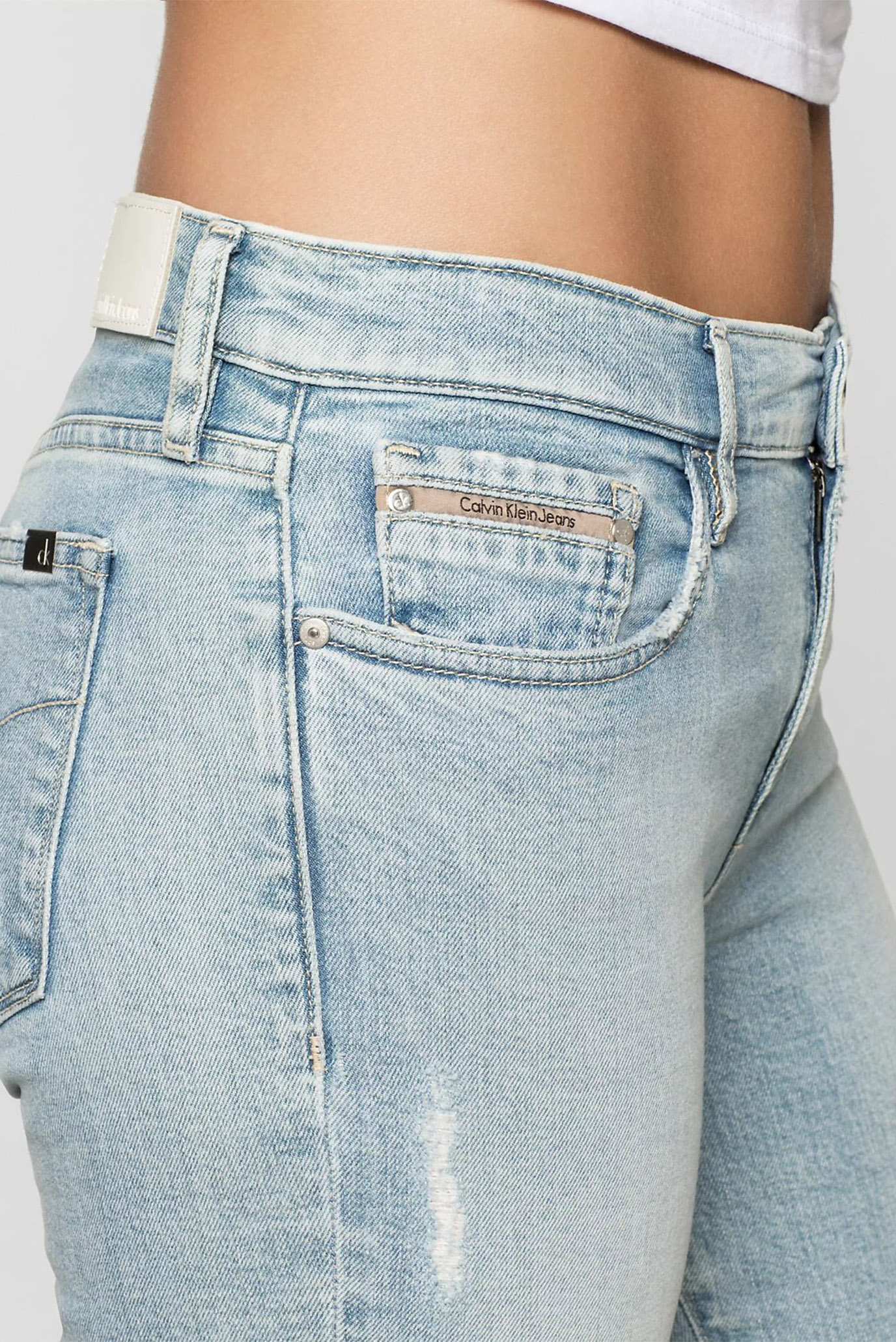 Джинсы/MR Straight Cropped Raw-Kyoto Blue Comf 4