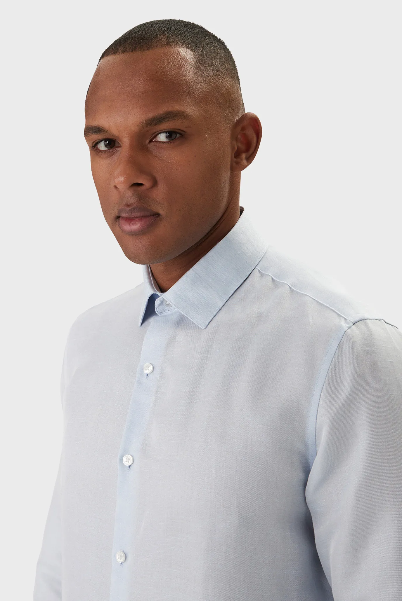 Рубашка SLIM REF LINEN BLD SLD 4