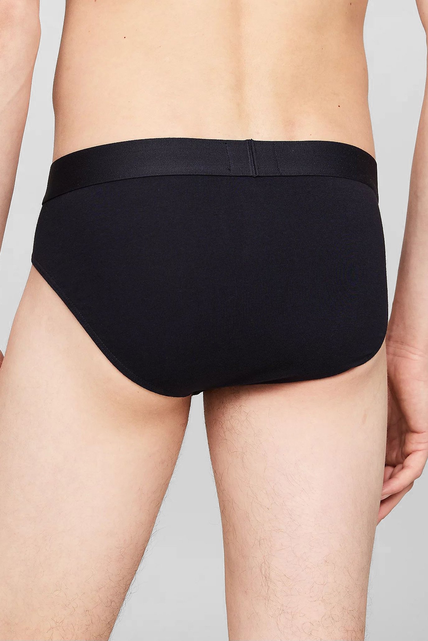 Мужские темно-синие брифы (3 шт) 5