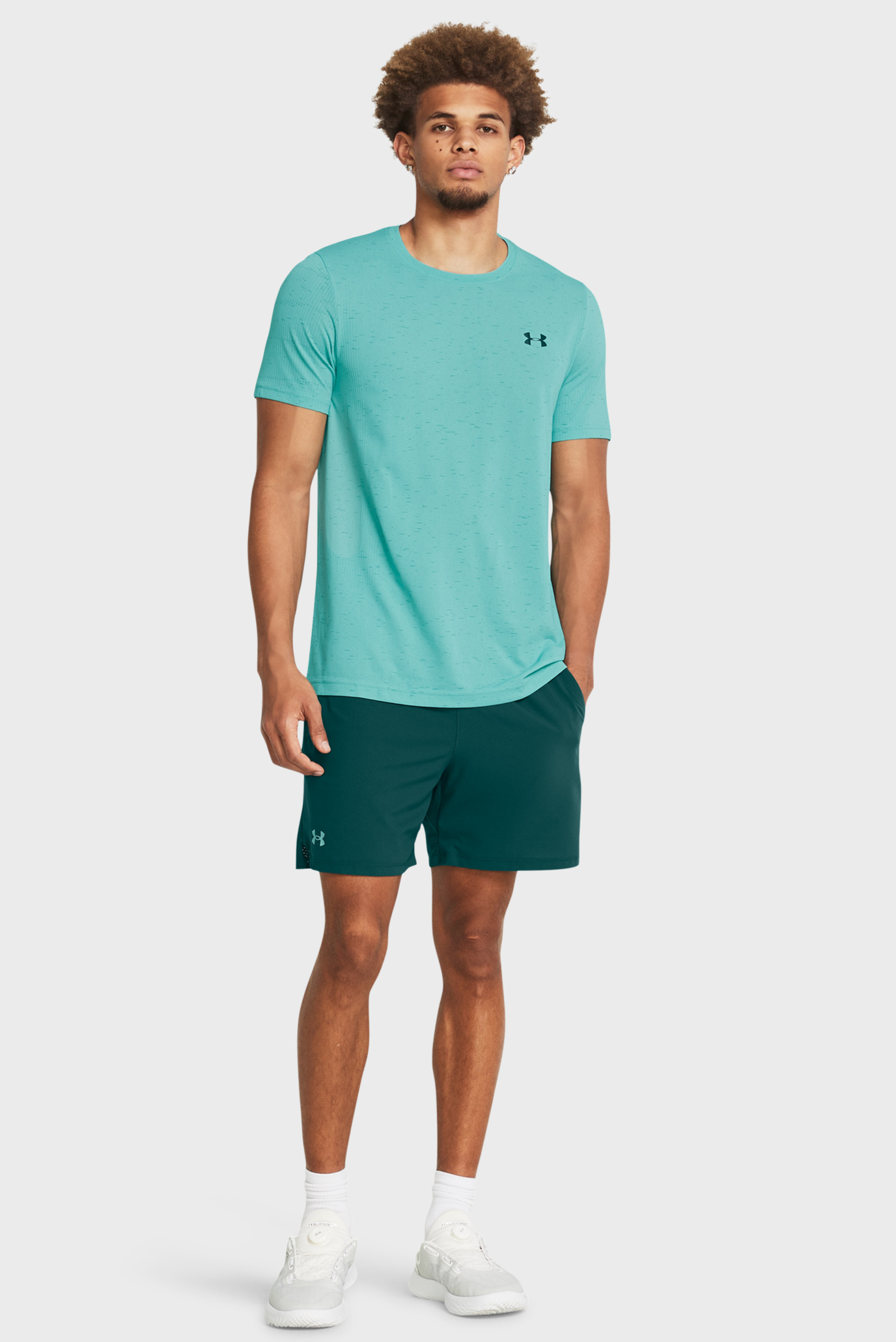 Мужская бирюзовая футболка Vanish Seamless SS 2