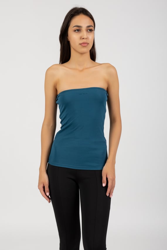 Топ VISCOSE CREPE BANDEAU TOP