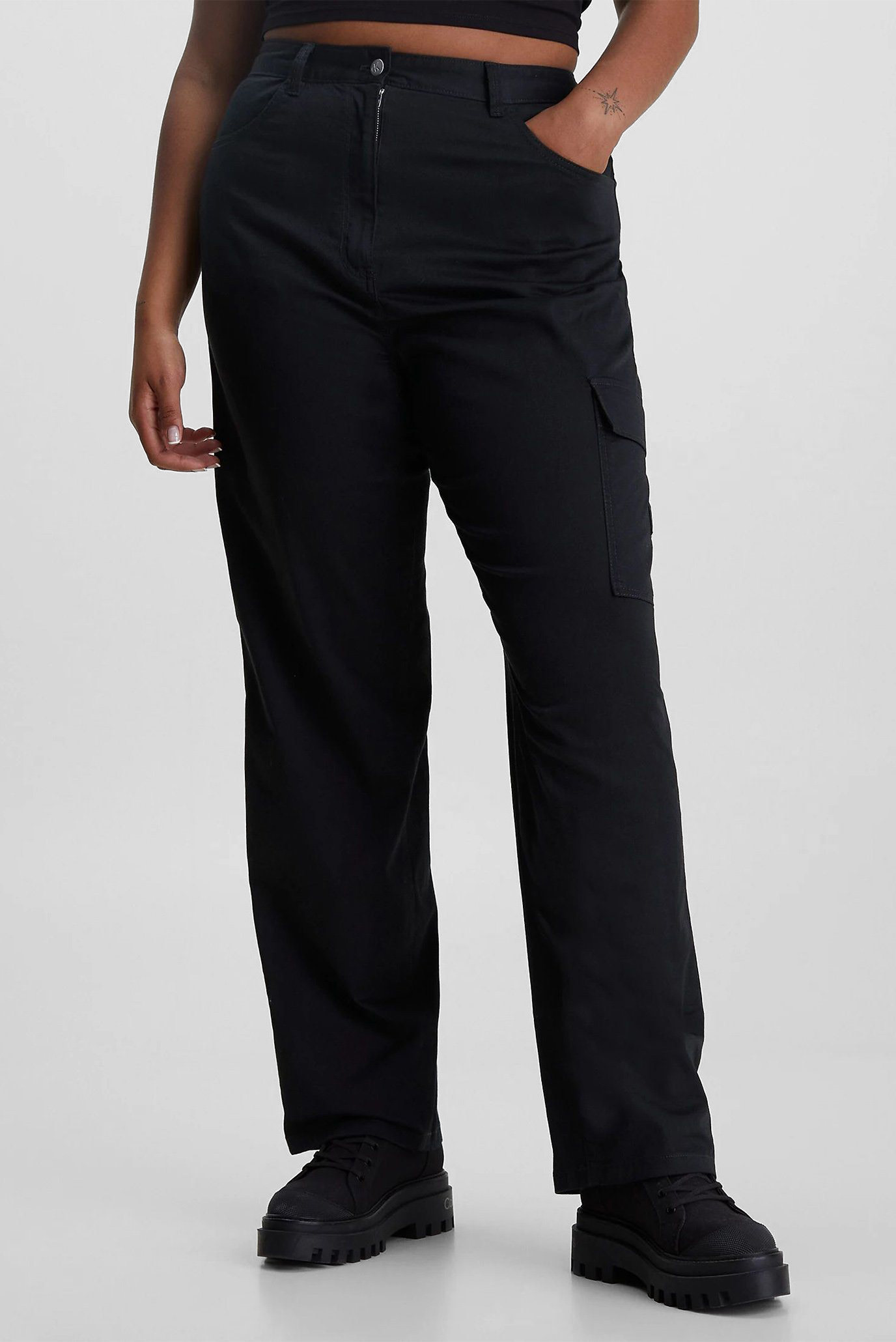 Брюки STRETCH TWILL HIGH RISE STRAIGHT 9
