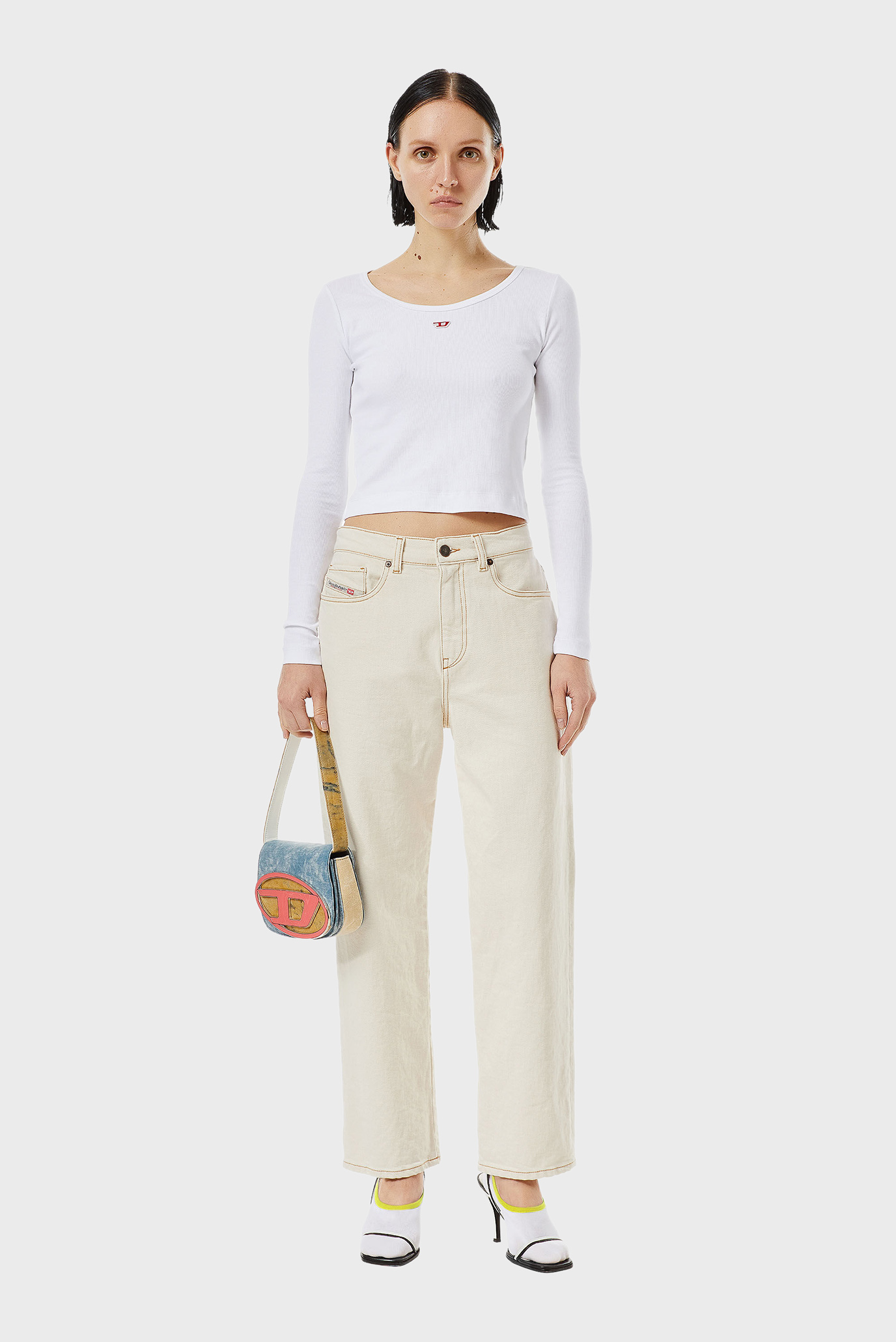 Женские белые джинсы 2016 D-AIR 6