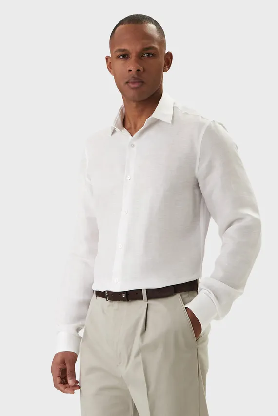 Рубашка SLIM REF LINEN BLD SLD Calvin Klein