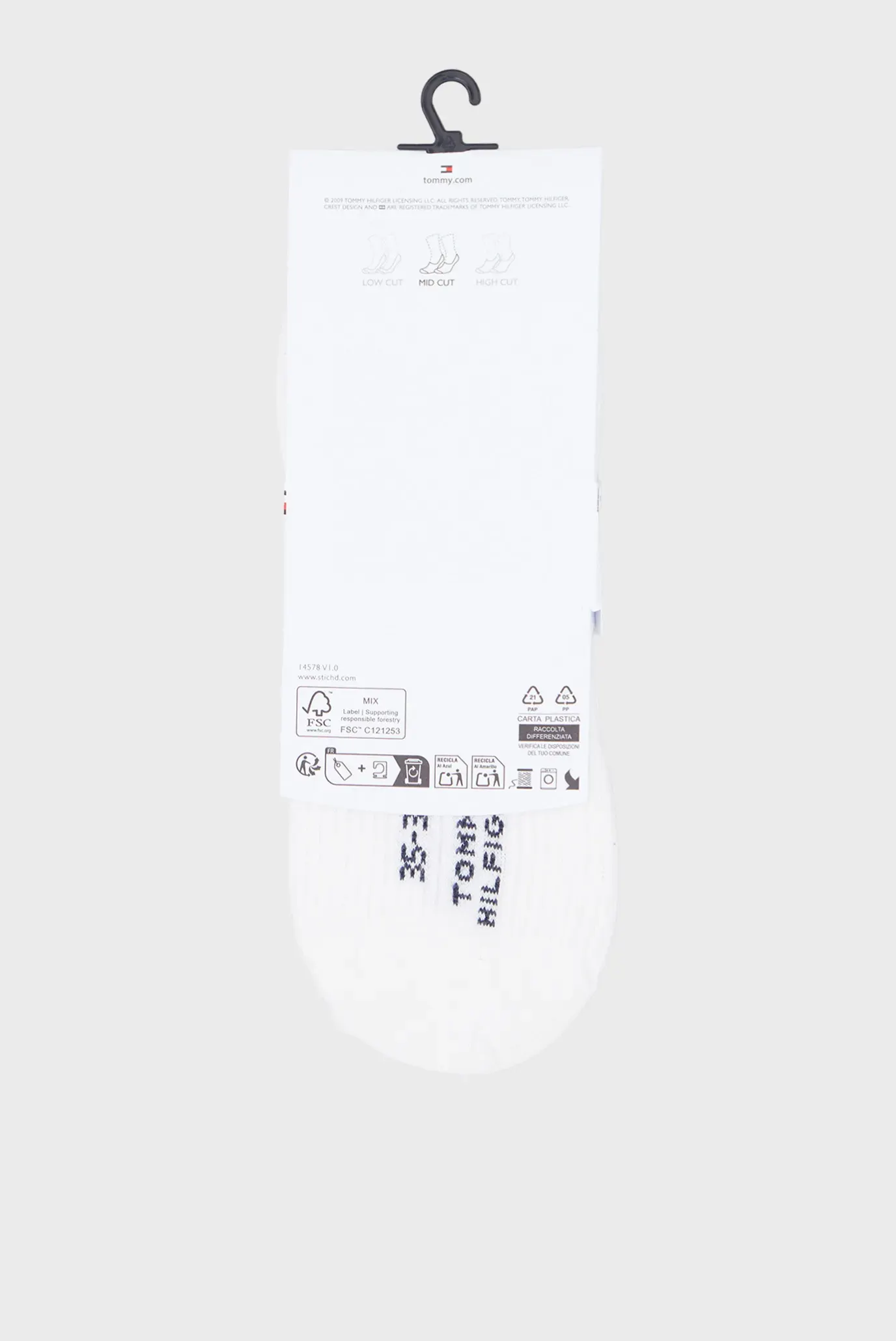 Следы TH WOMEN FOOTIE MC 2P REFINED MON 3