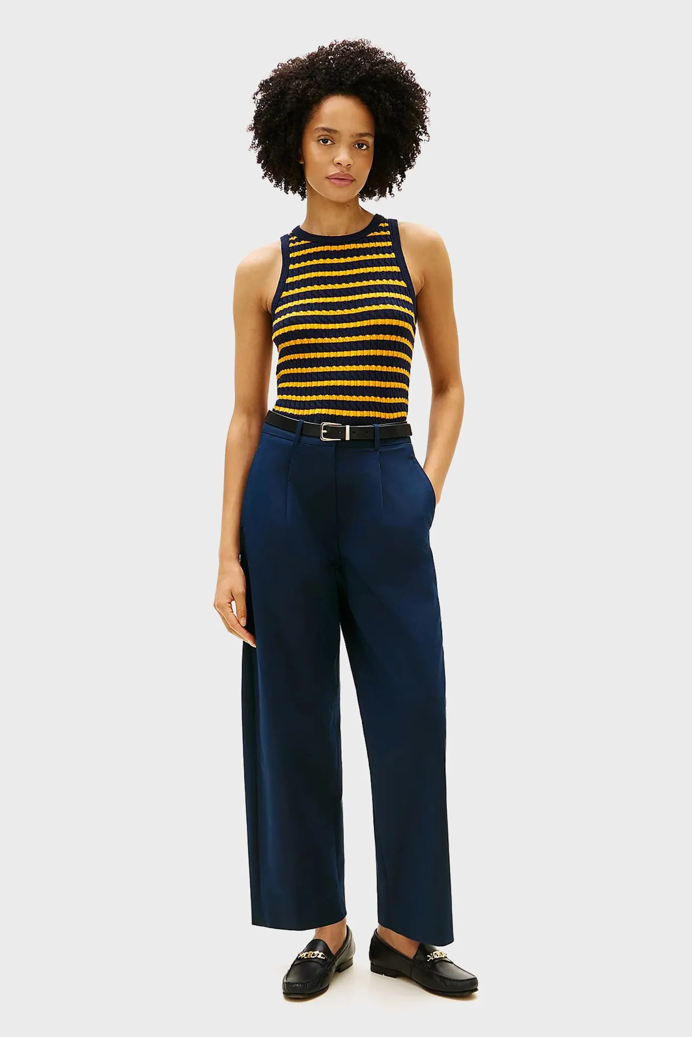 Штаны COTTON BARREL PLEATED CHINO 2