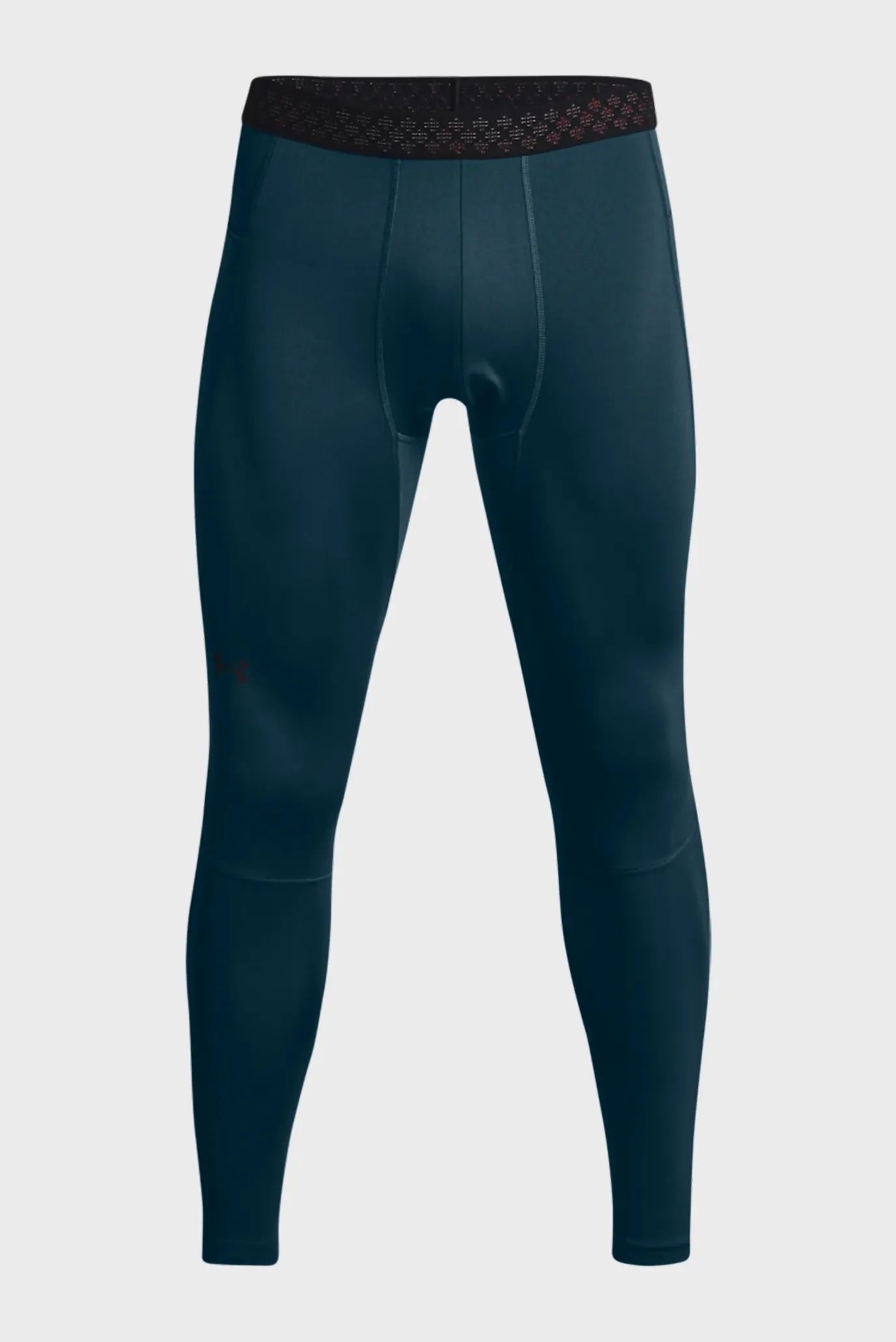 Мужские синие тайтсы UA ColdGear® Rush Leggings 3
