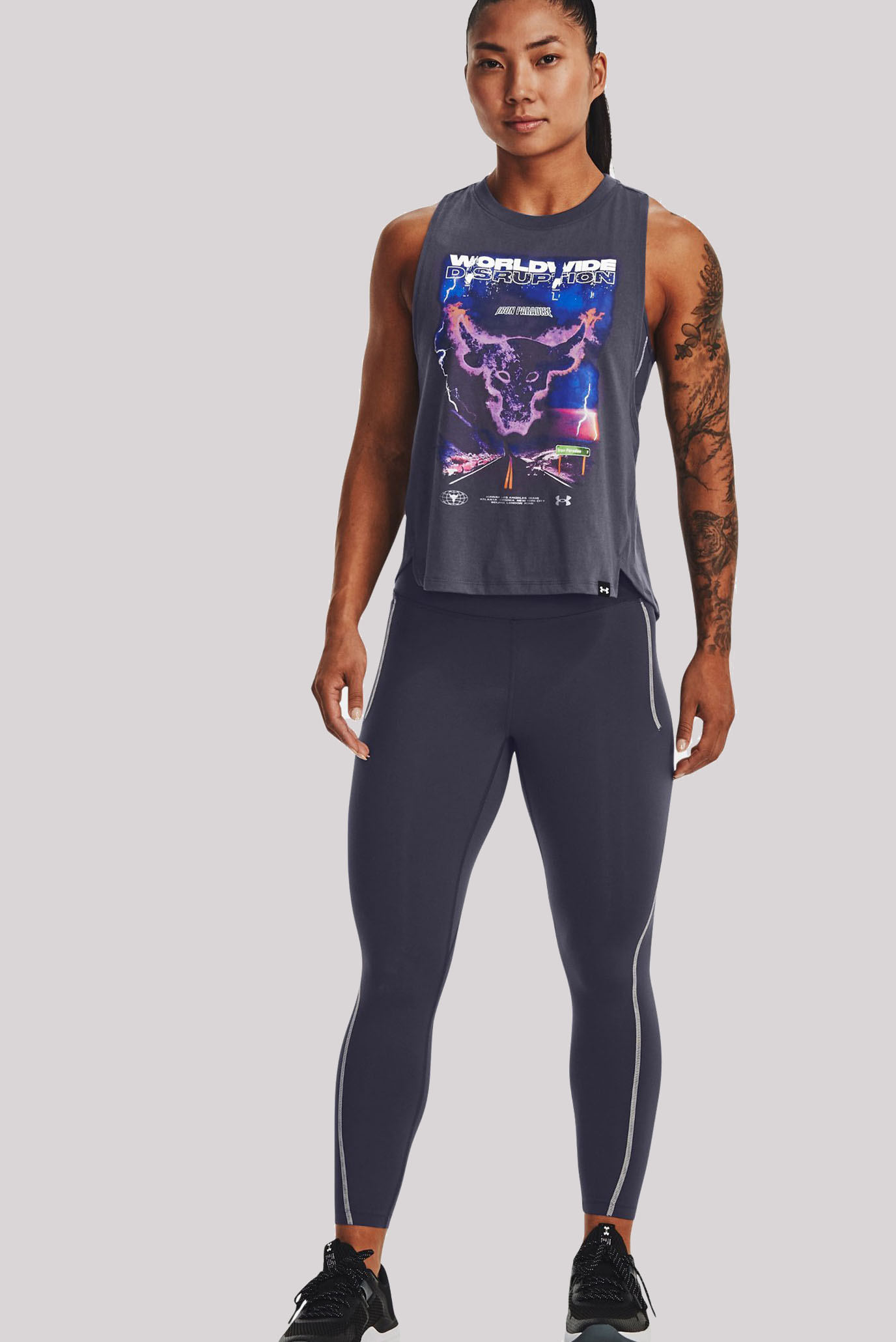 Футболка UA PJT ROCK WORLDWIDE TANK 3