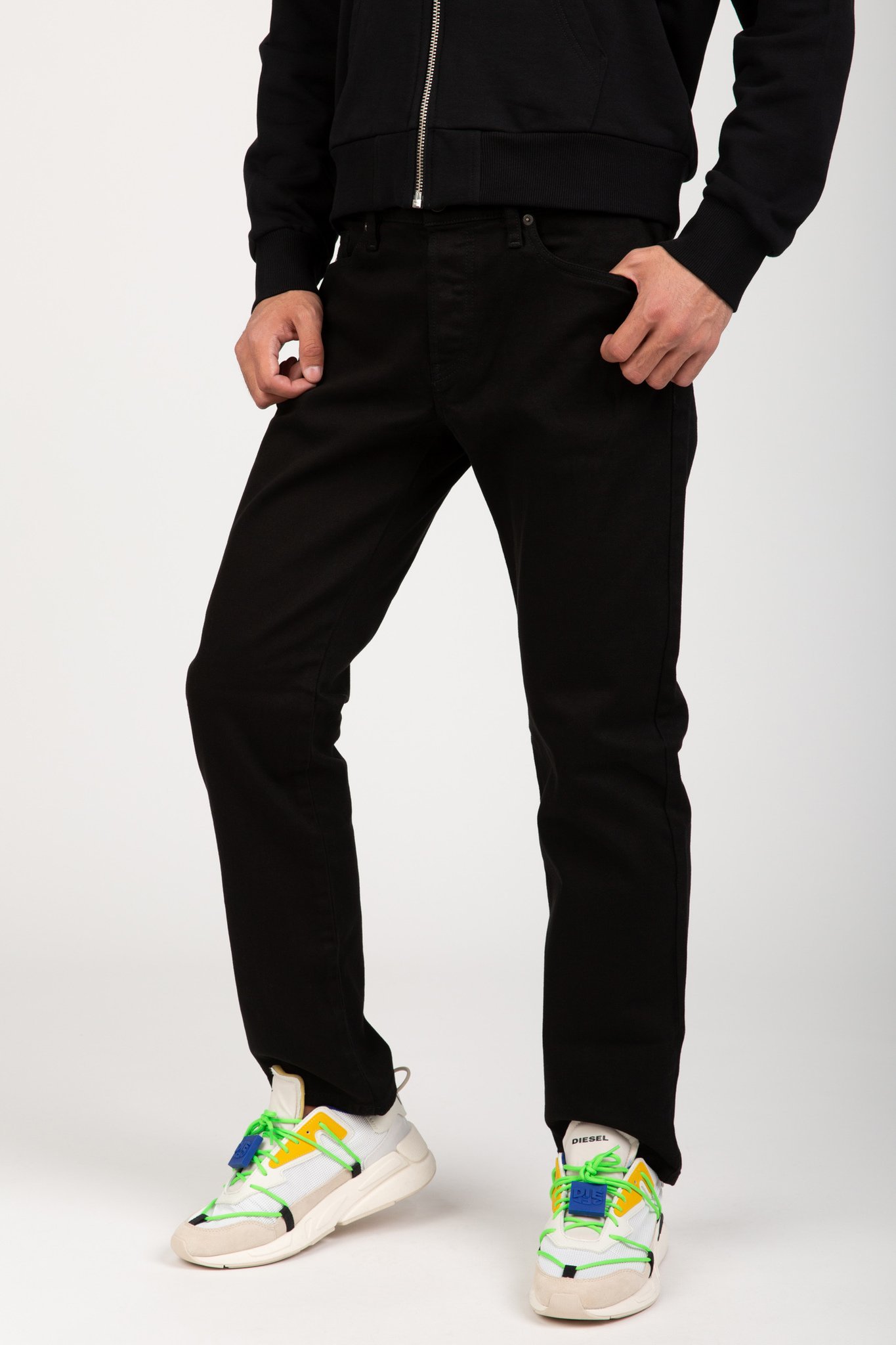 Мужские черные джинсы D-MIHTRY 1