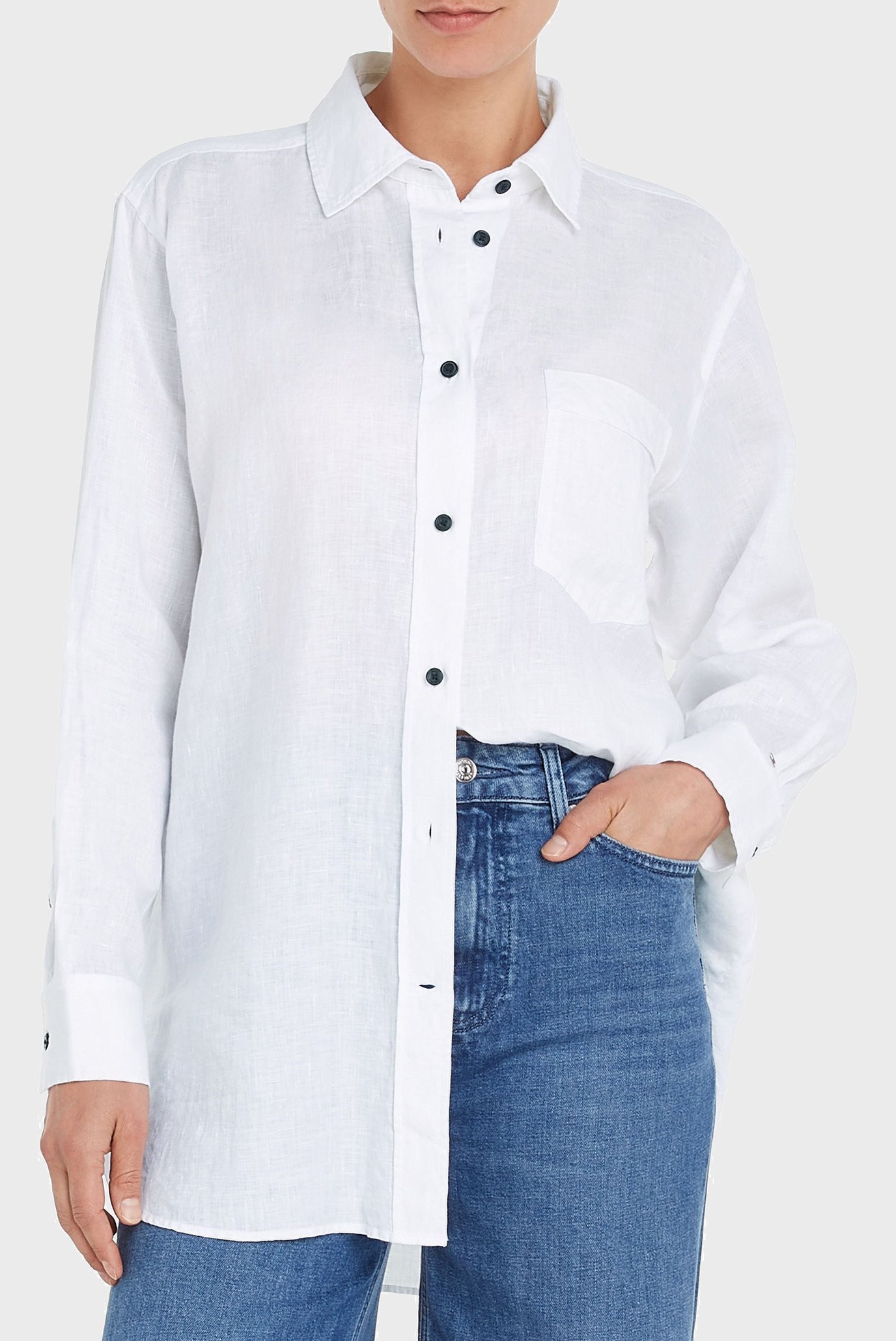 Рубашка LINEN OVERSIZED SHIRT LS 3