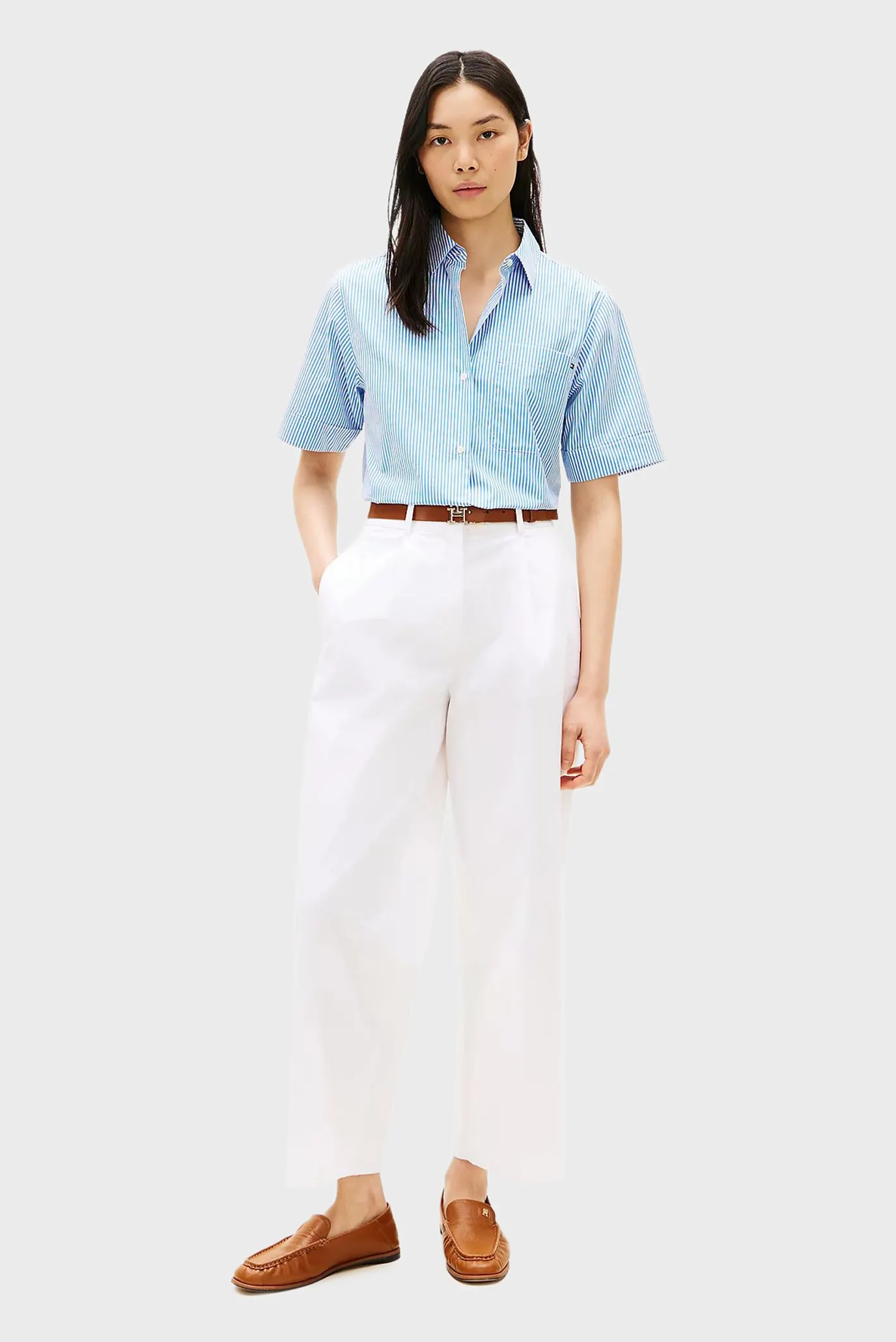 Рубашка с коротким рукавом ESS POPLIN SS SHIRTS 2