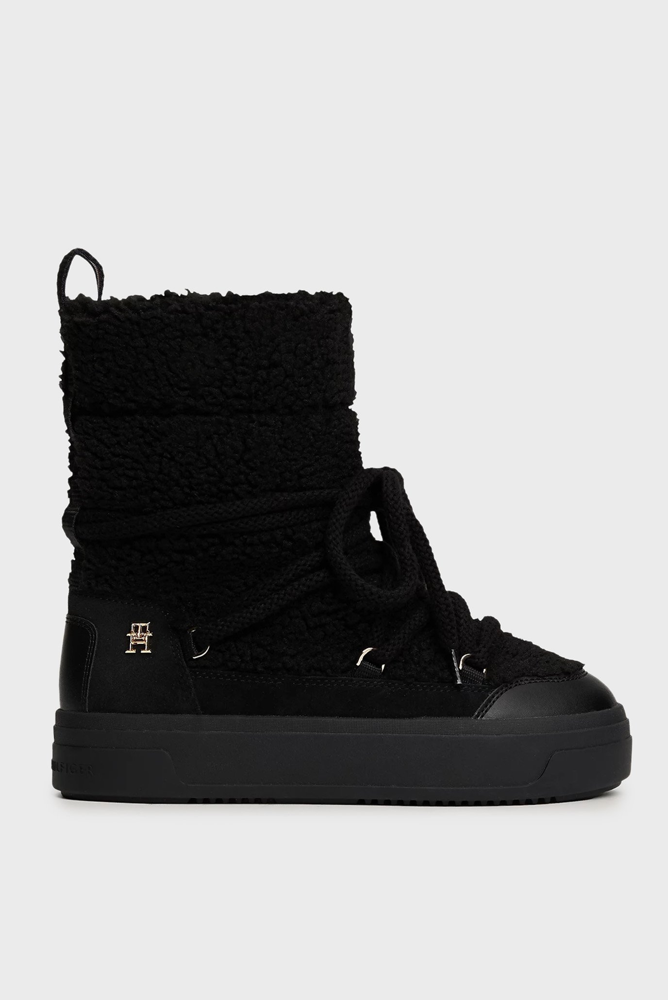 Ботинки/LACE-UP FAUX SHEARLING SNOWBOOT 1