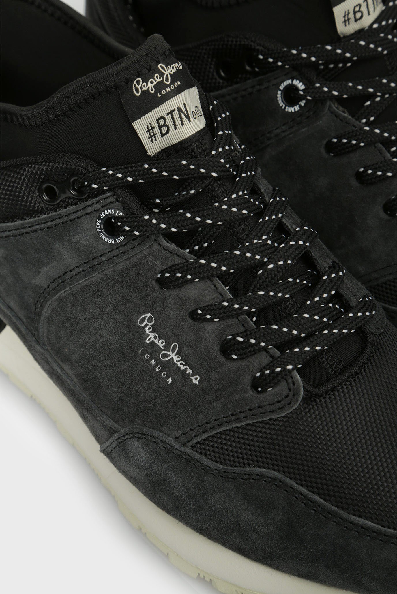 Мужские черные замшевые кроссовки 5