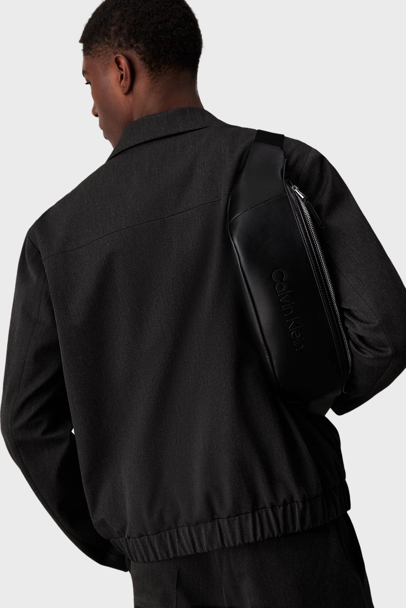 Мужская черная поясная сумка CK SET WAISTBAG 2