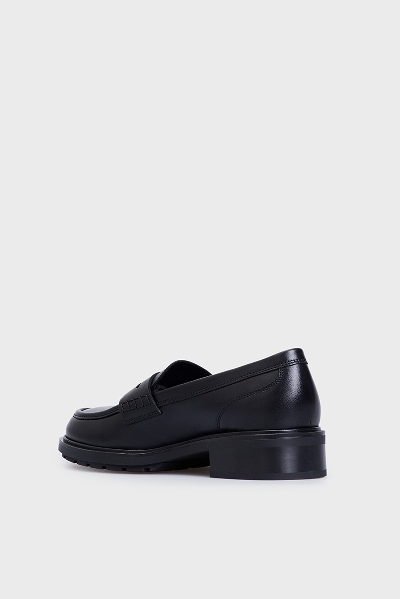 Женские черные кожаные лоферы TH PENNY LOAFER 5