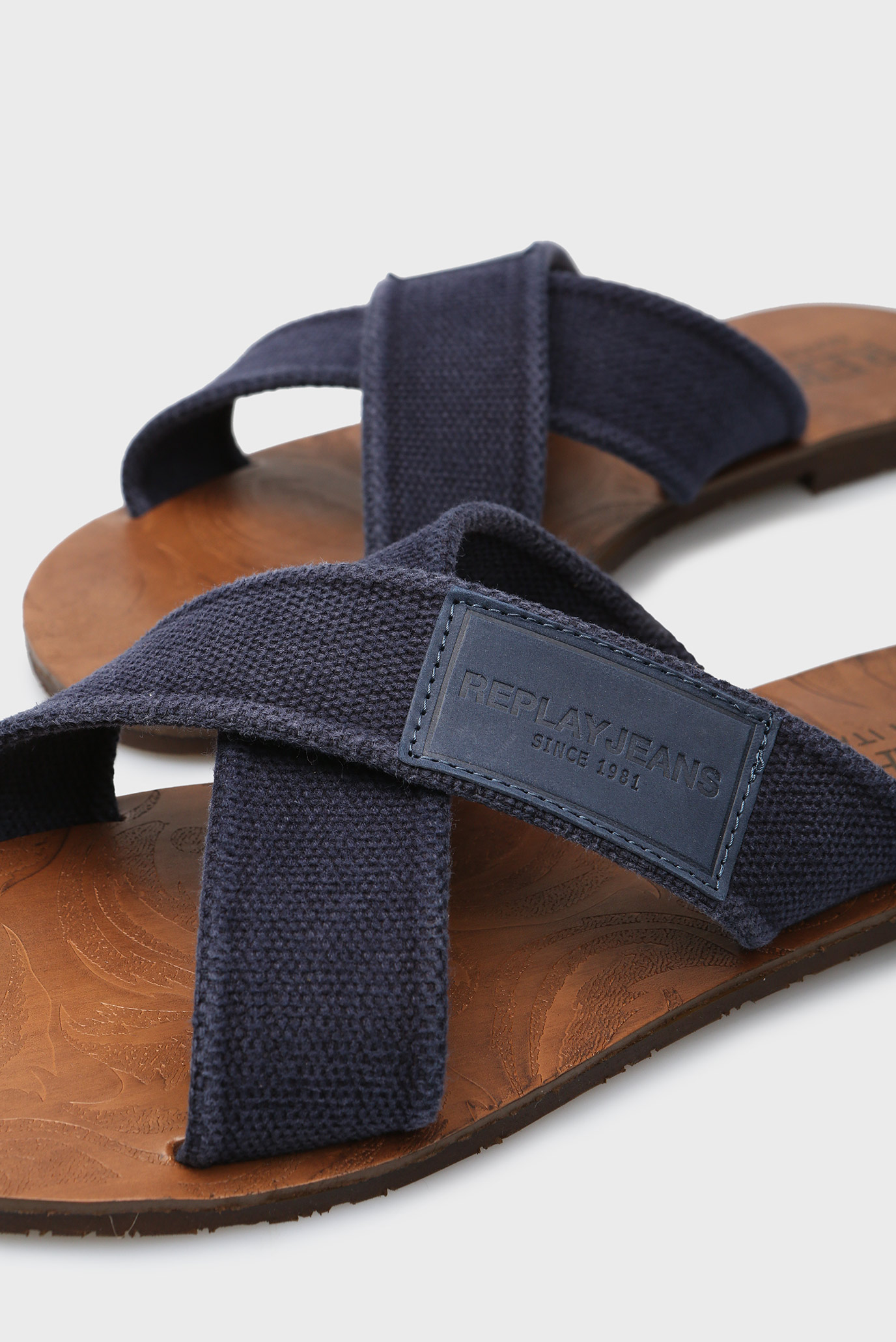 Мужские синие слайдеры RANDWIK 10