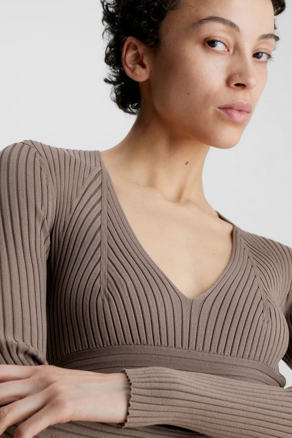 Платье SENSUAL ICONIC RIB DRESS