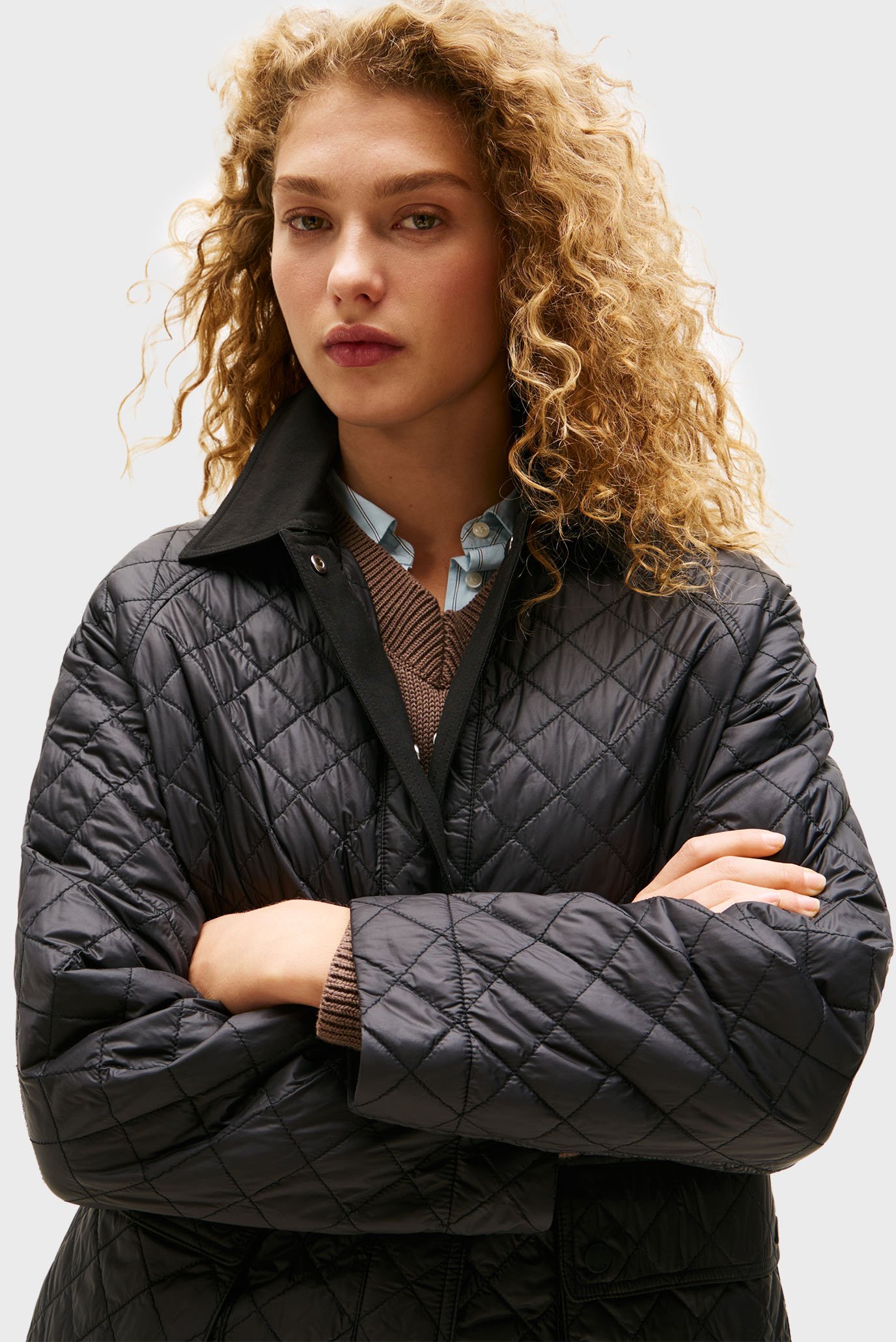 Куртка демисезонная/PADDED NYLON REG QUILTED COAT 2