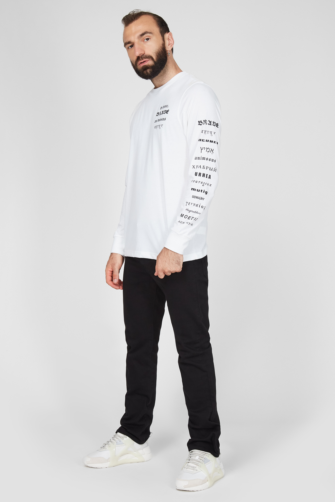 Мужские черные джинсы D-MIHTRY 5