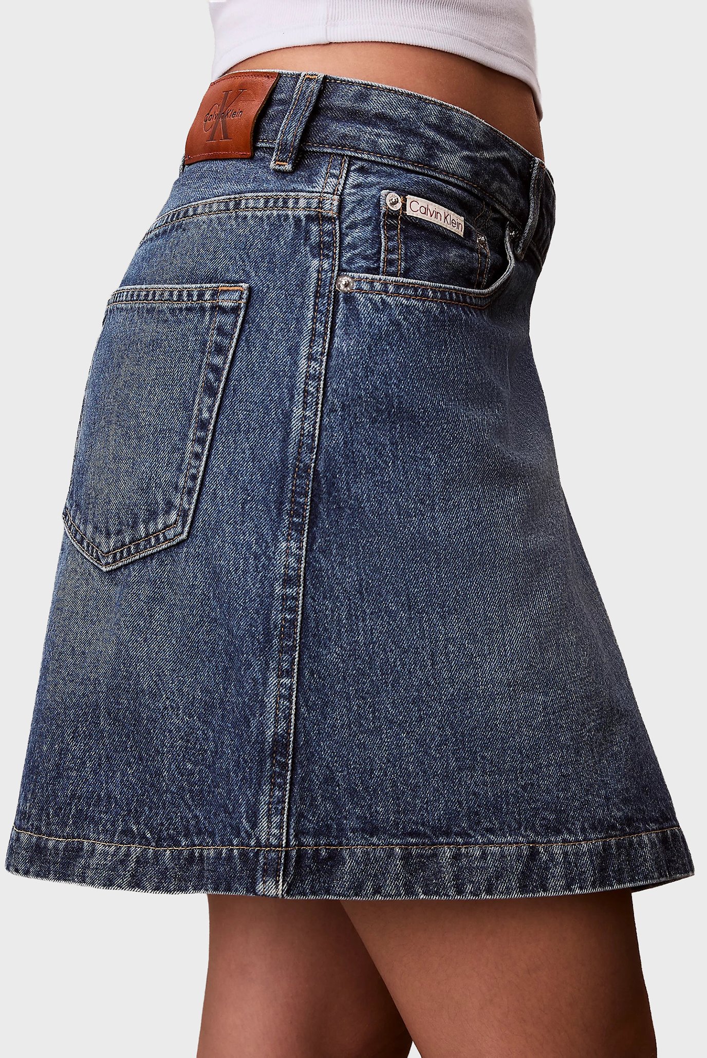 Юбка DENIM MINI WRAP SKIRT COLD SPRIN 5
