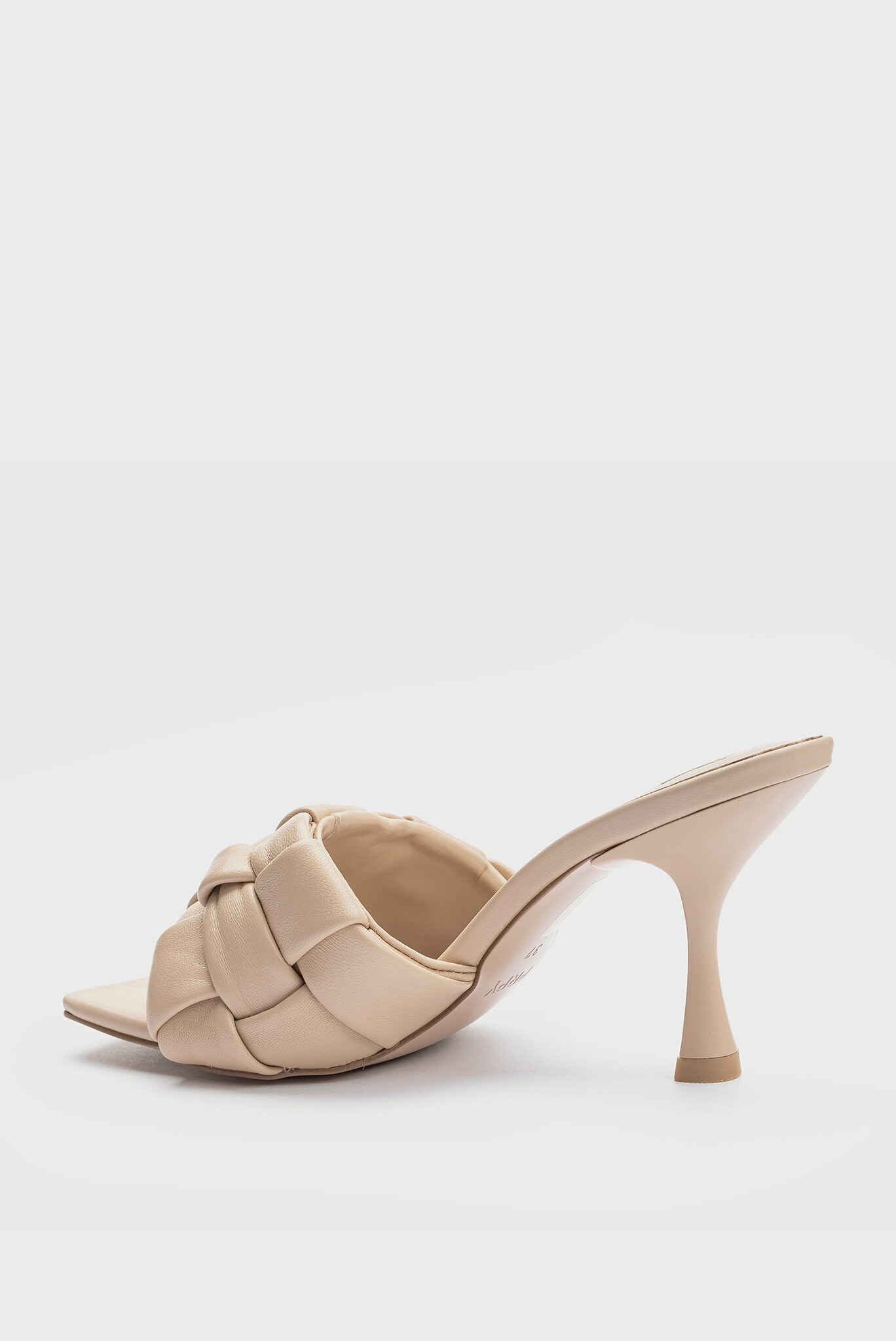 Женские бежевые кожаные мюли AylaPRPY Женские бежевые кожаные мюли Ayla 2