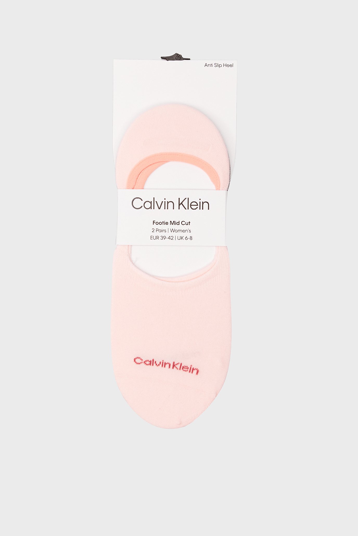 Следы CK WOMEN FOOTIE MID CUT 2P 1