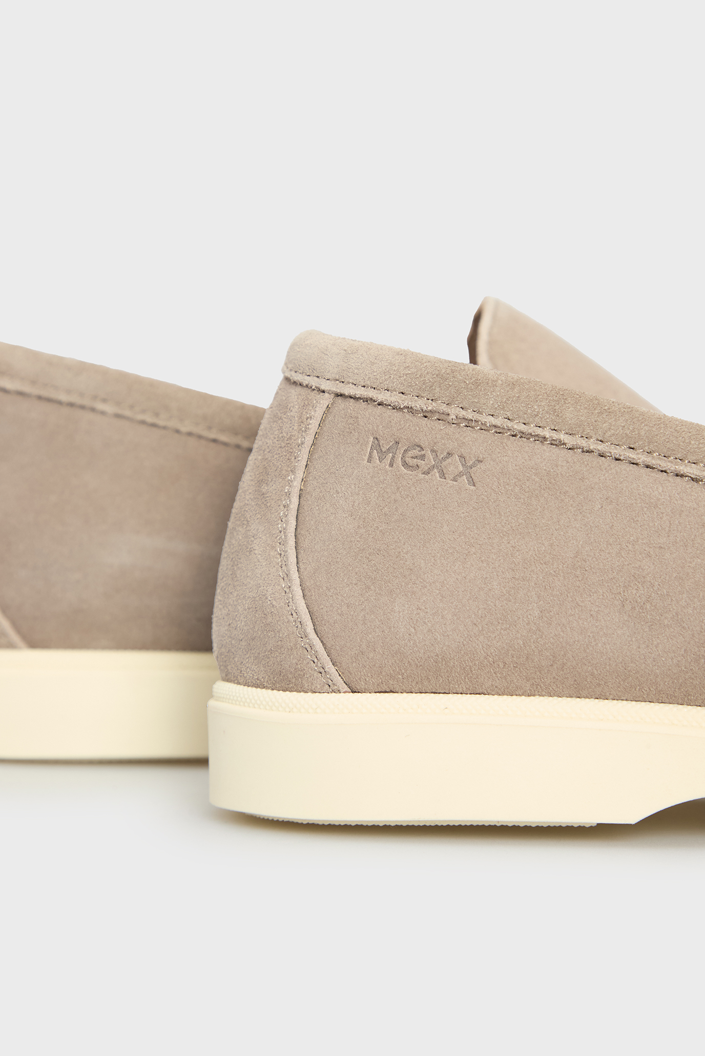 Мужские серый замшевые лоферы NOA LUKA 2