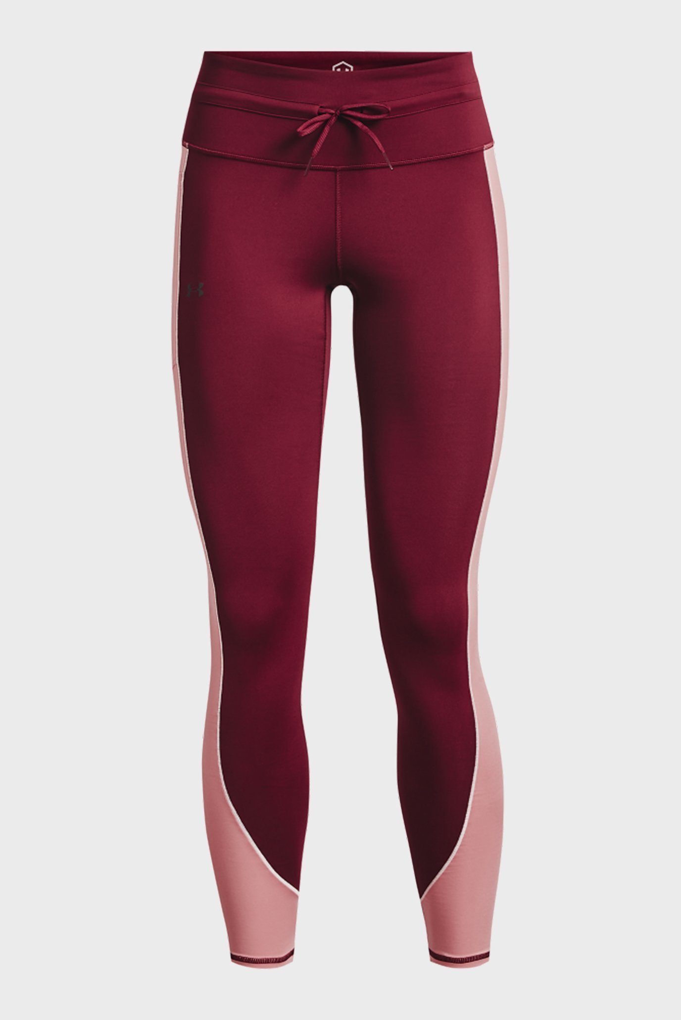 Женские бордовые тайтсы UA RUSH ™ CG Novelty Legging 6