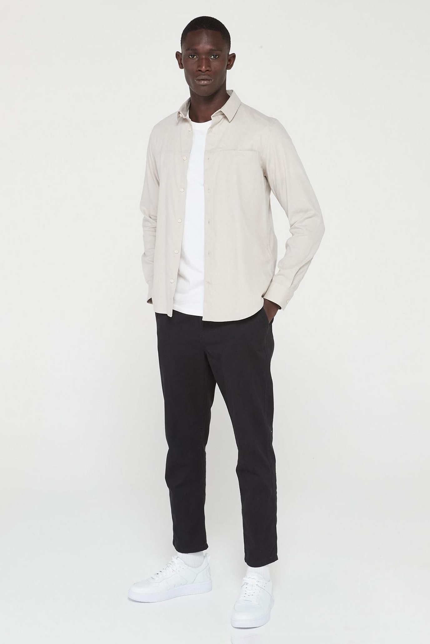 Рубашка FLANNEL SOLID SHIRT 3