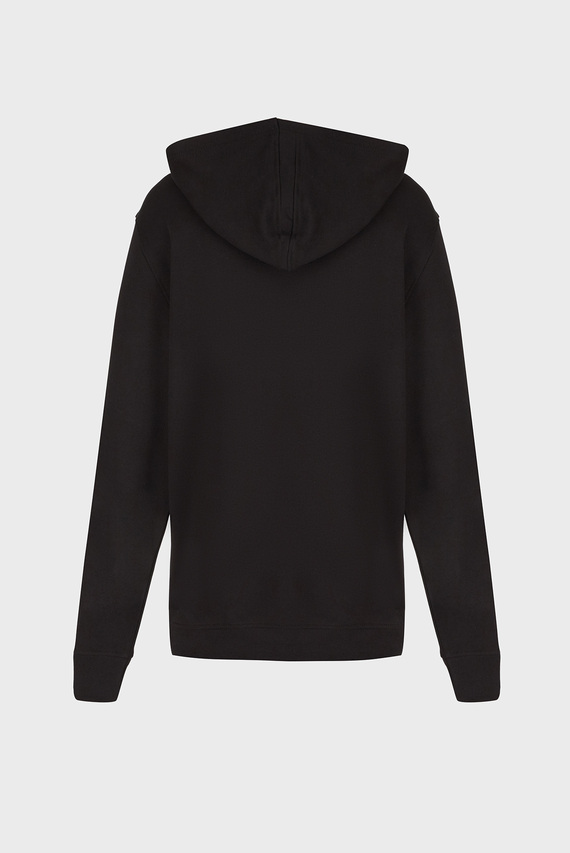 Мужское черное худи INSTITUTIONAL HOODIE