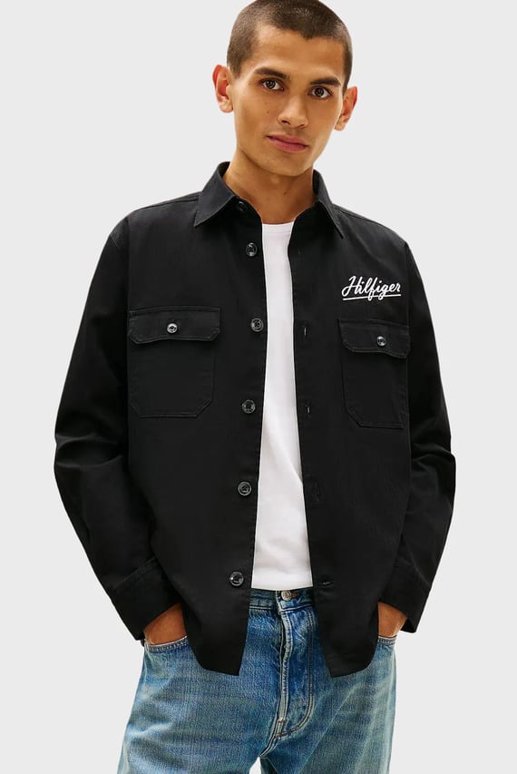 Рубашка HERRINGBONE OVERSHIRT Tommy Hilfiger