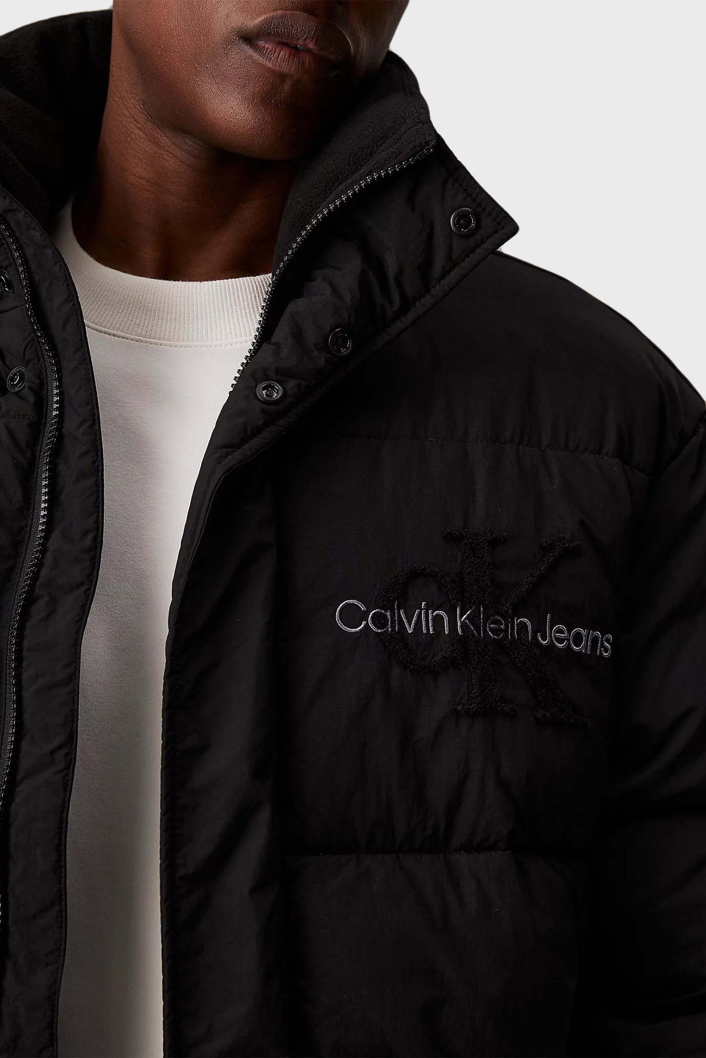 Мужская черная куртка CHENILLE PUFFER 4