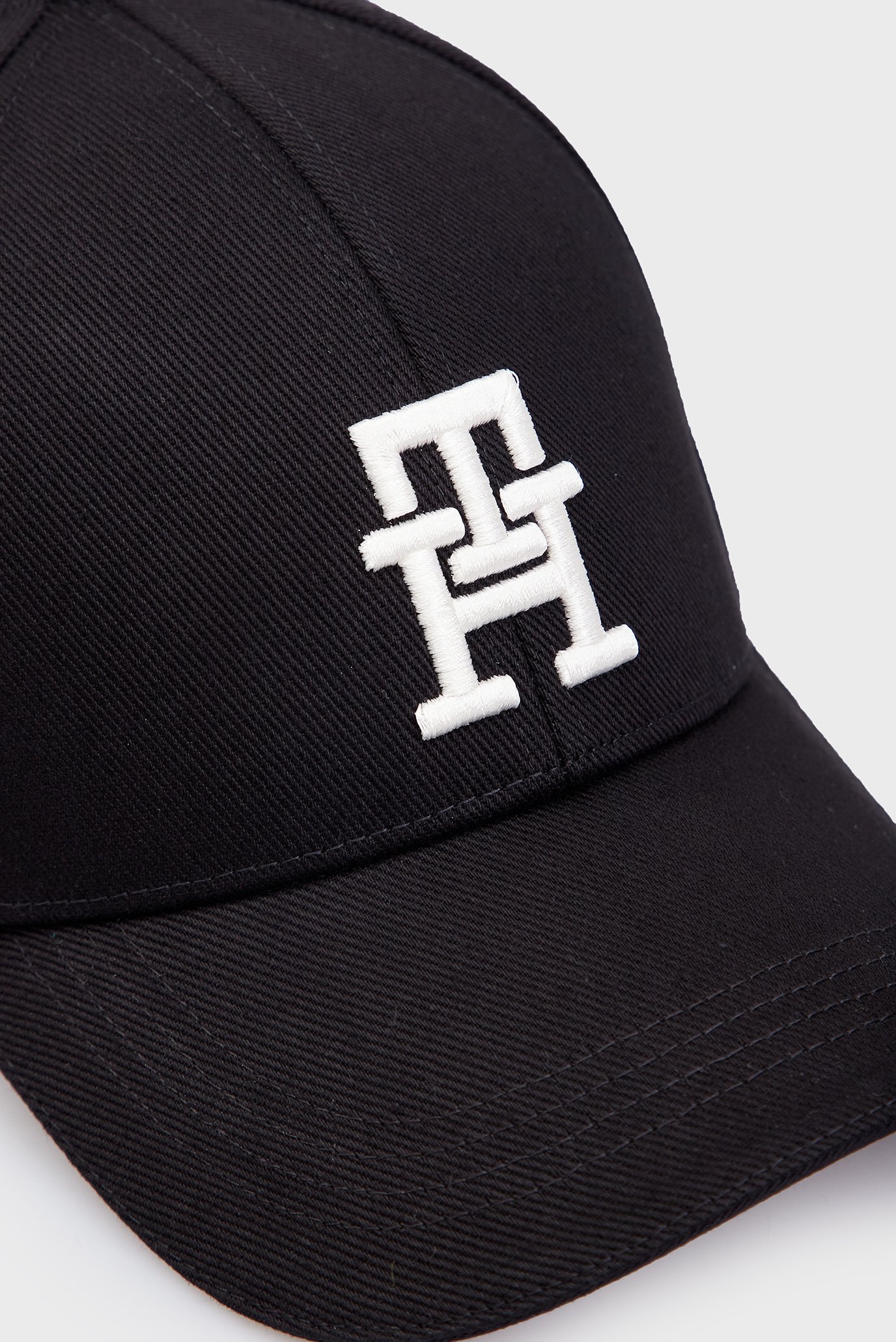 Мужская черная кепка TH IMD COTTON 6 PANEL CAP 4