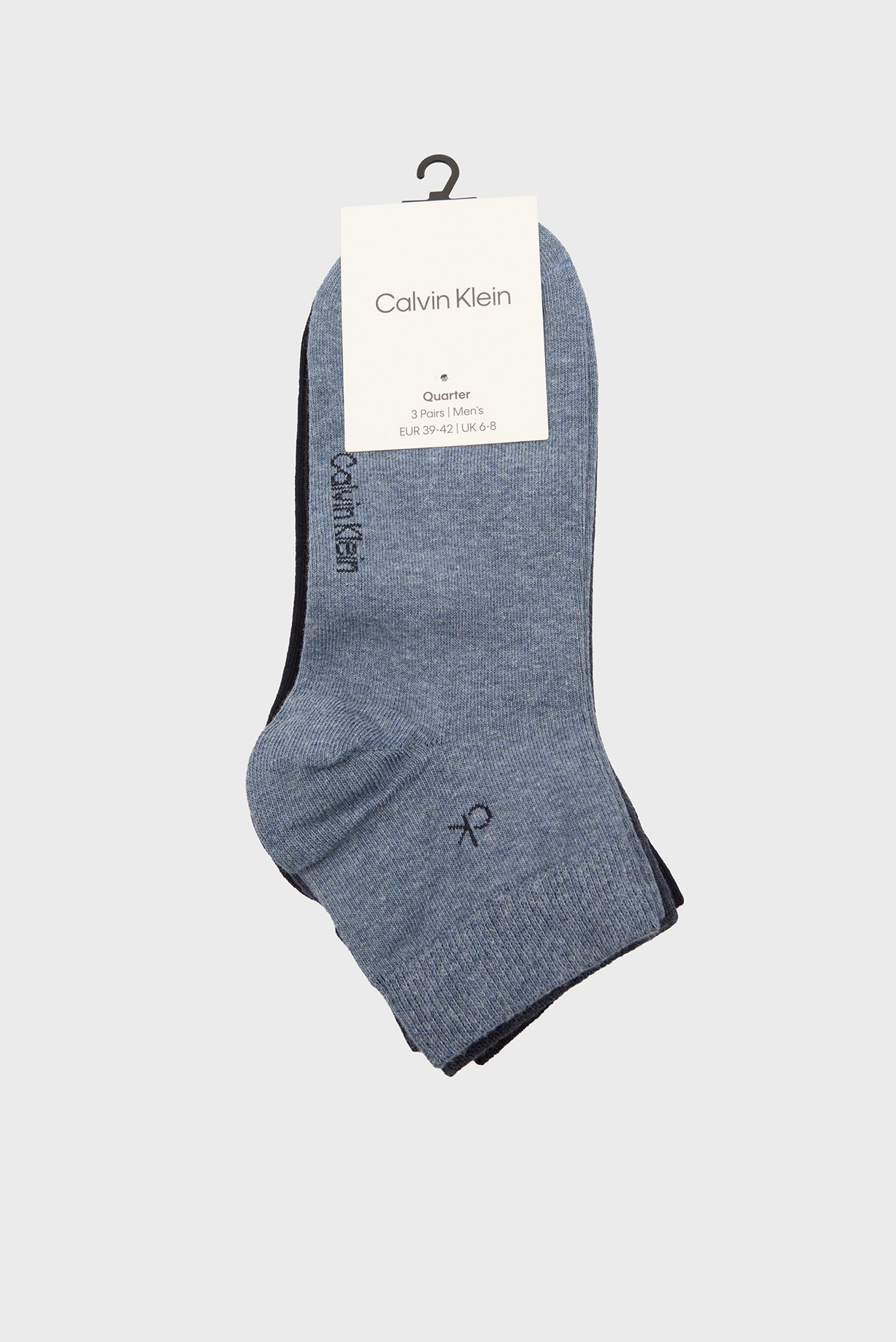 Носки CK MEN QUARTER 3PCalvin Klein Носки CK MEN QUARTER 3P 1