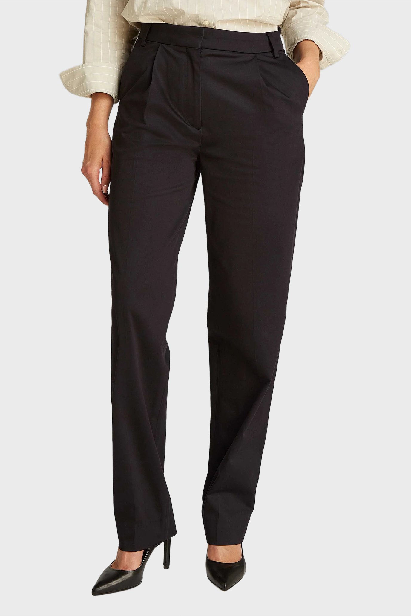 Штаны COTTON STRETCH RELAXED STRAIGHT 1