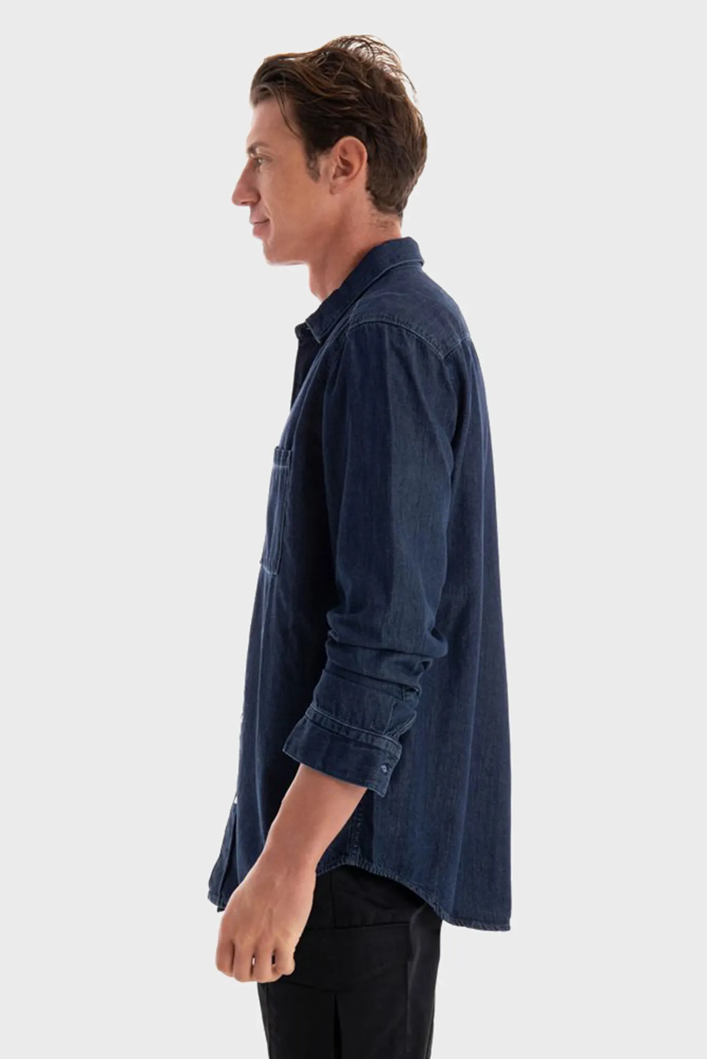 Рубашка LW DARK BLUE DENIM SHIRT 4