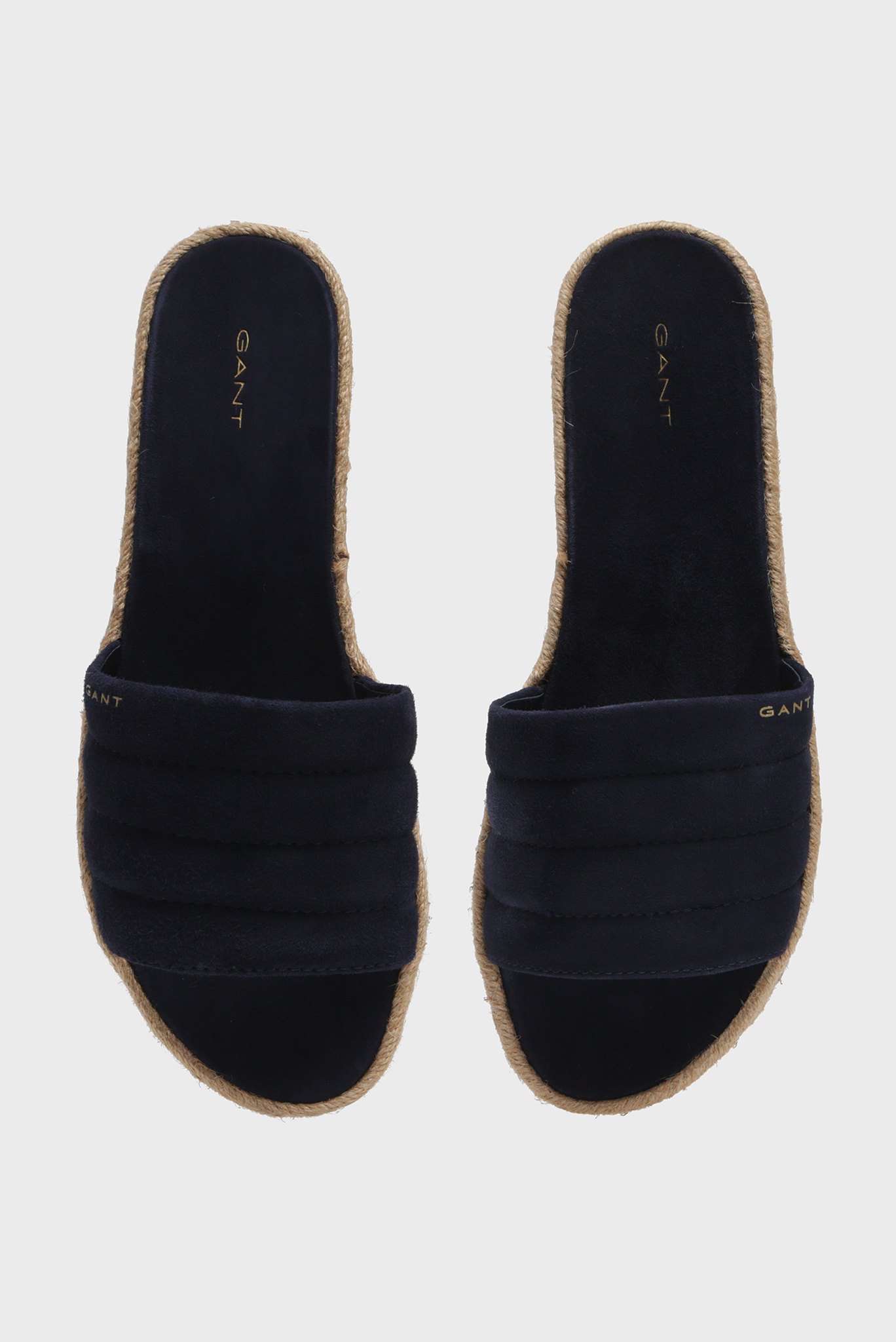 Женские темно-синие замшевые слайдеры CAPE CORAL 3