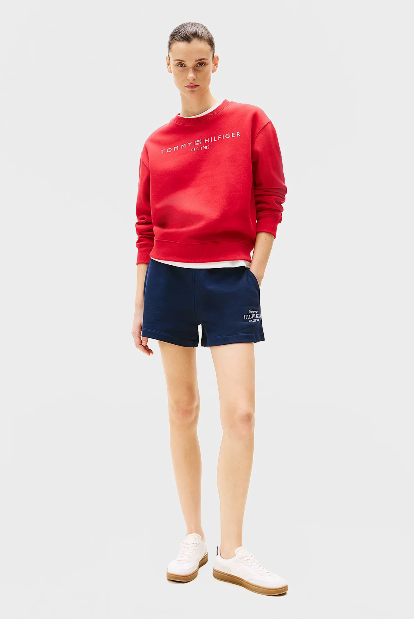 Женские темно-синие шорты REGTommy Hilfiger Женские темно-синие шорты REG 2