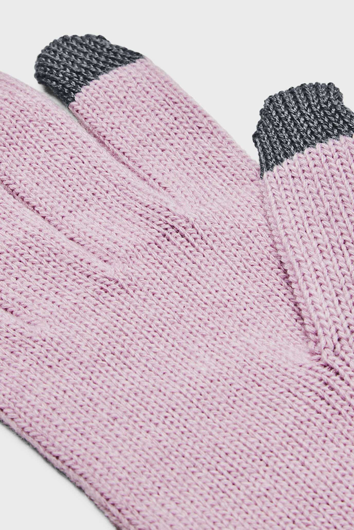 Женские розовые перчатки UA Around Town Gloves 6