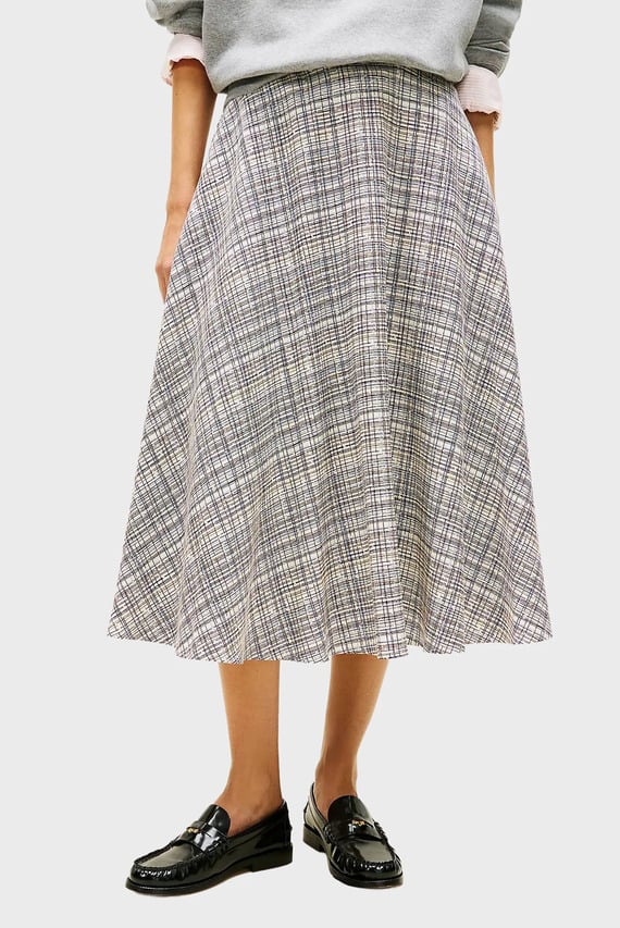 Юбка PREPPY MIDI SKIRT Tommy Hilfiger