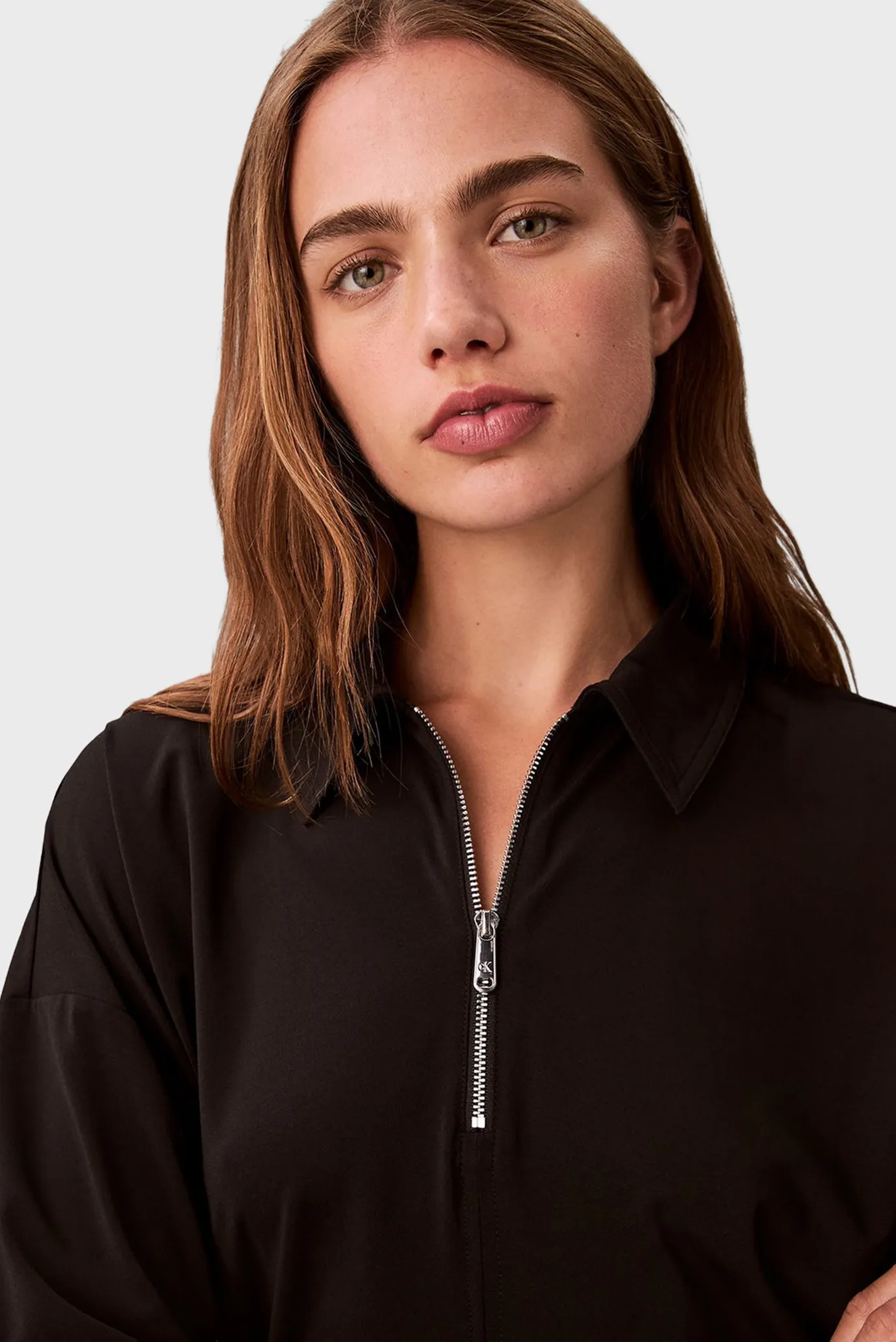 Платье LS CREPE JERSEY POLO MINI DRESS 5