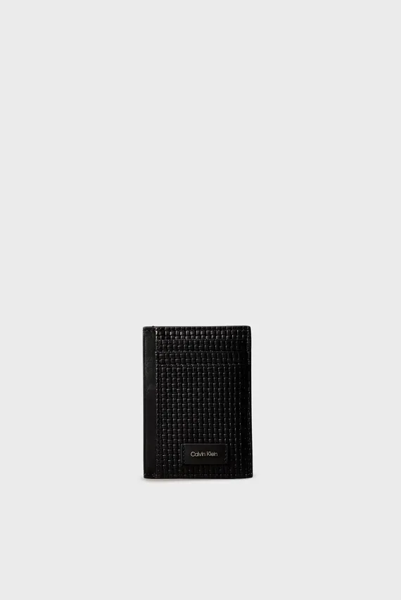 Картхолдер EMBOSSED WOVEN N S CARD CASE Calvin Klein