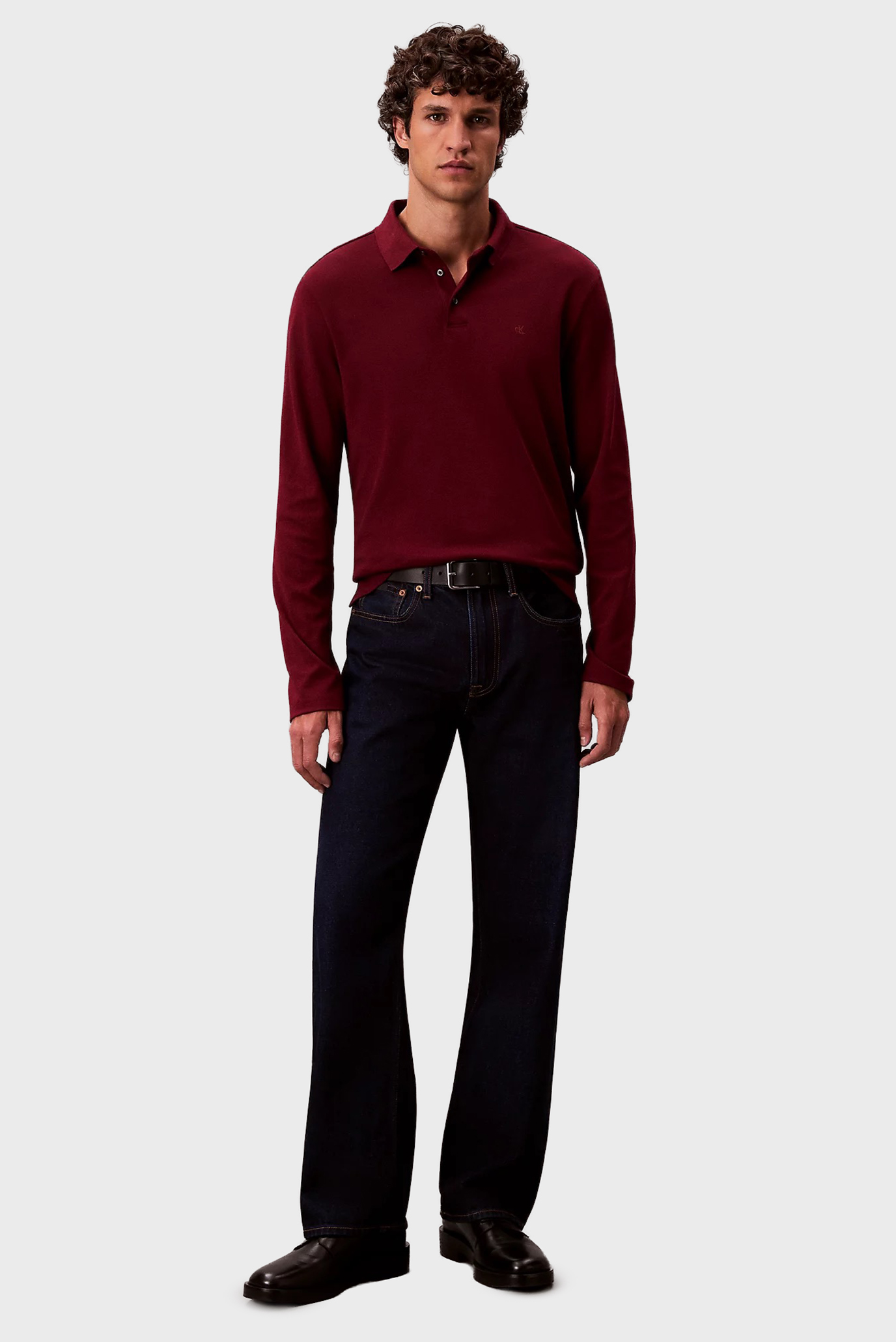 Поло с длинным рукавом LS SUPIMA COTTON SOLID POLO 3